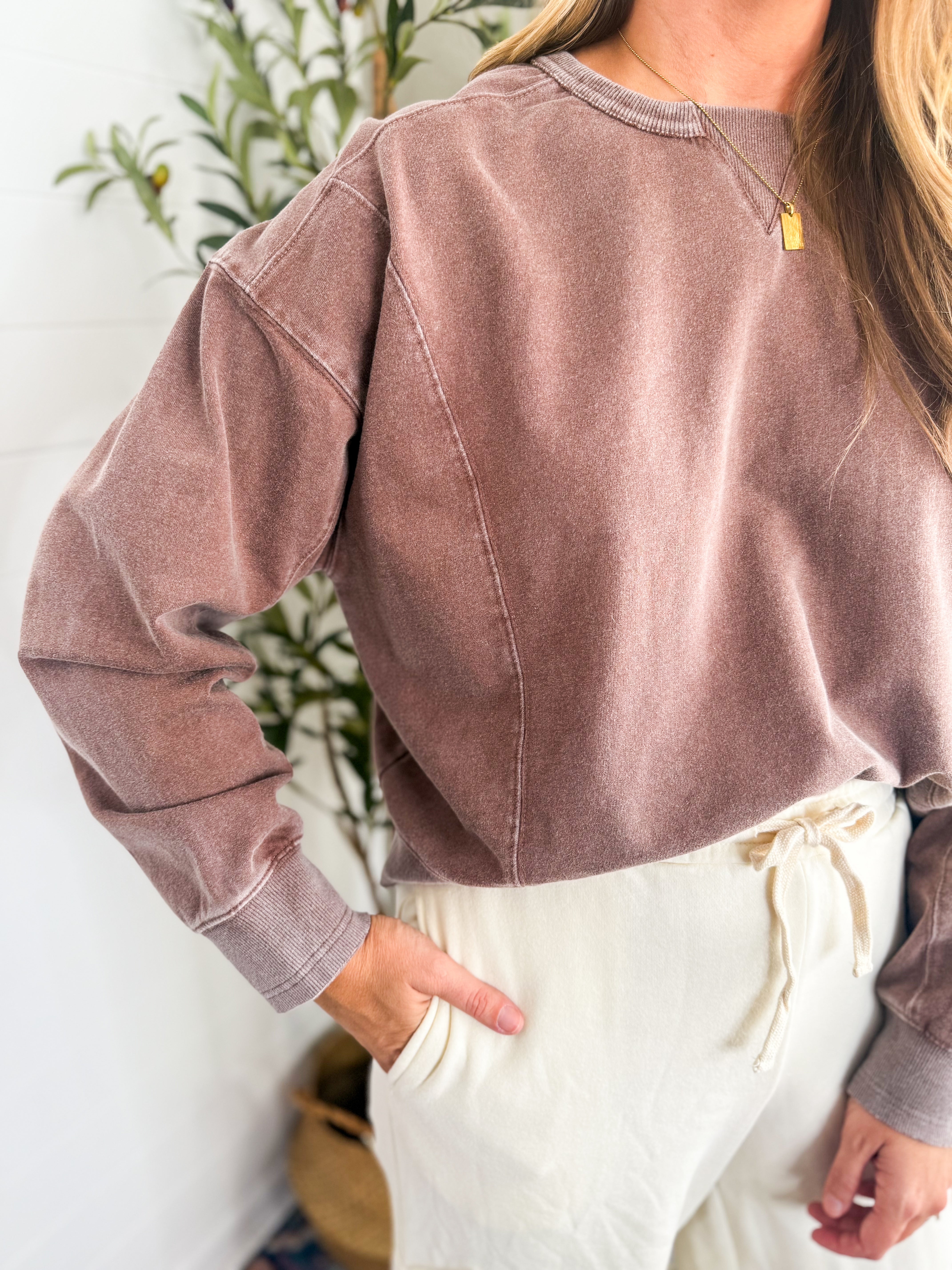 Oversized Crewneck Sweatshirt