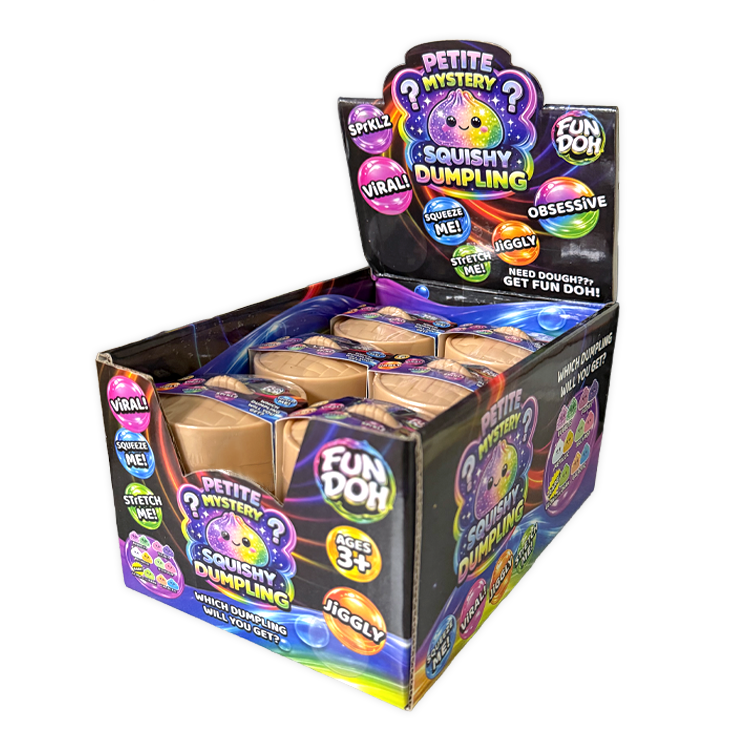 Novelty Brands - Fun Doh Petite (Mini) 2.5" Mystery Dumpling Squishy Toy