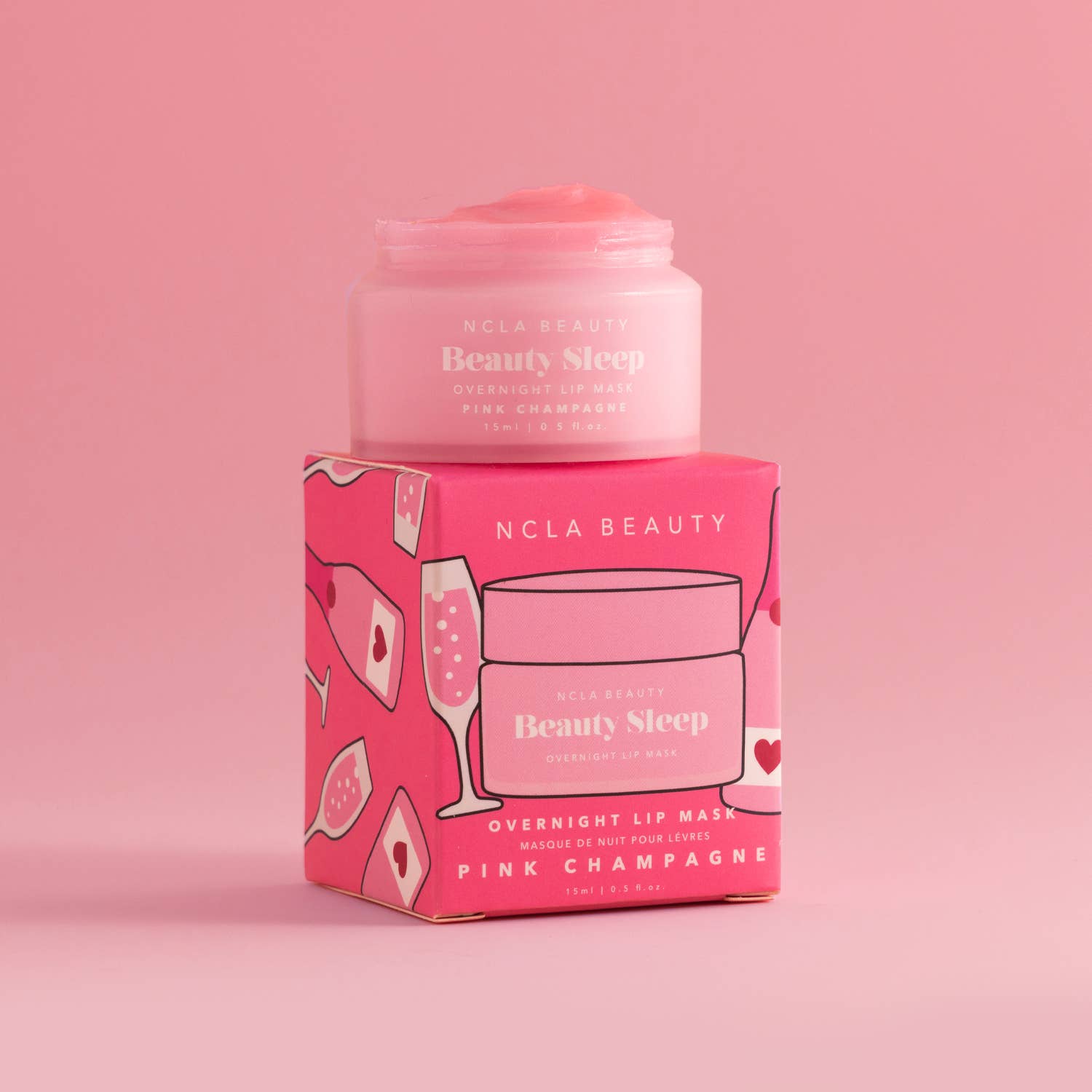 NCLA Beauty - Beauty Sleep Overnight Lip Mask - Pink Champagne