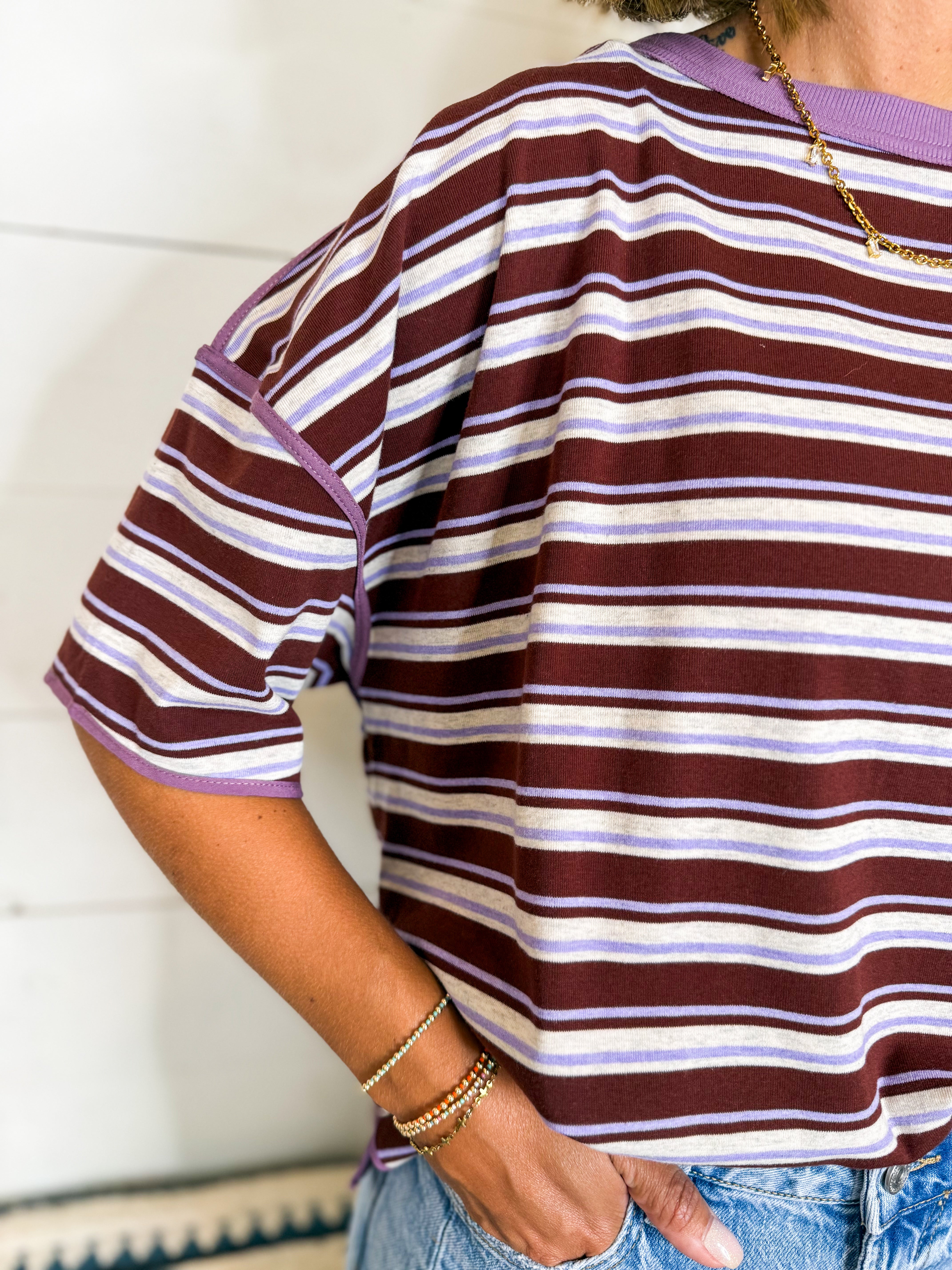 Striped Boxy T-Shirt