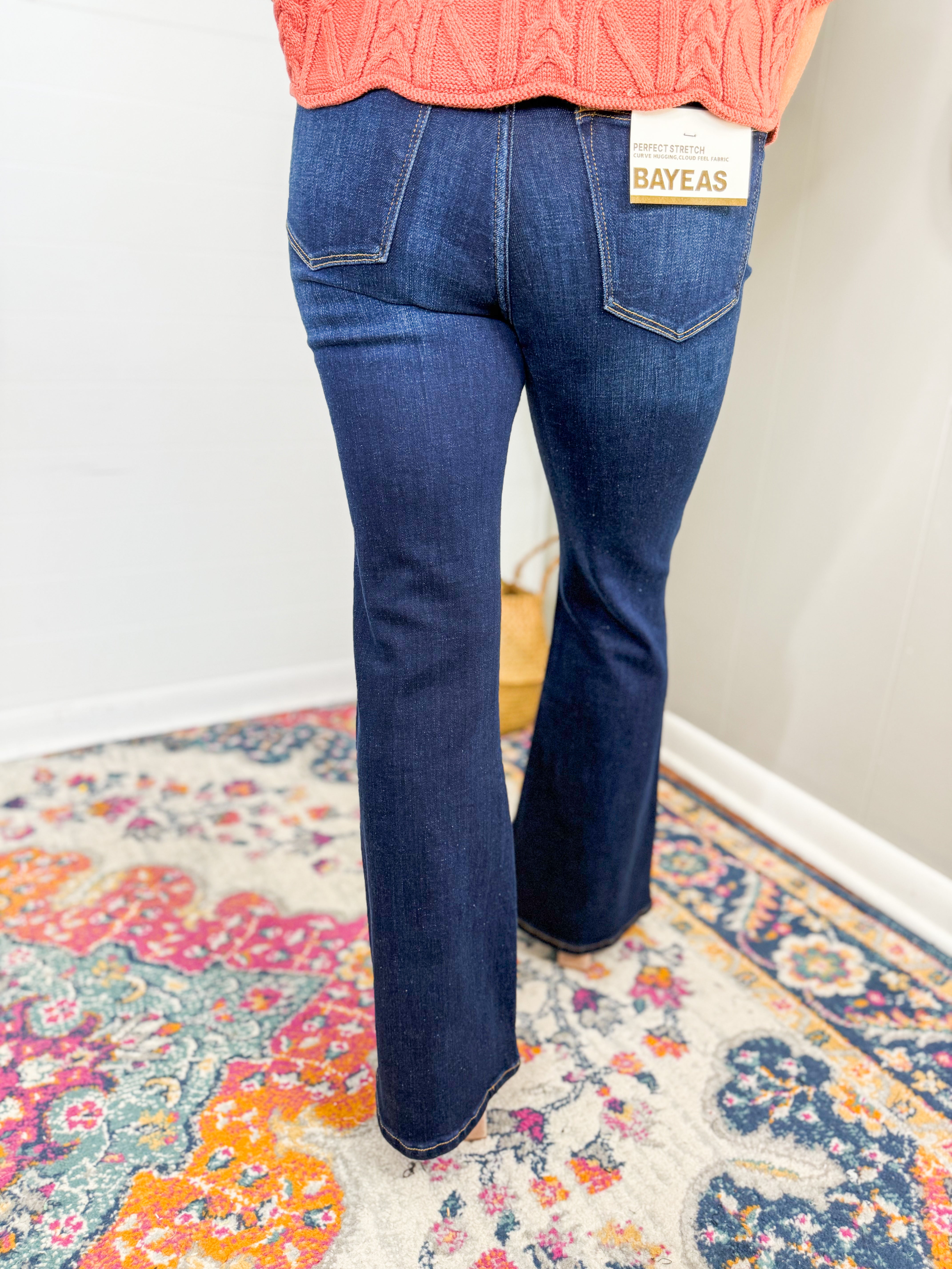 Bayeas High Rise Flare Jean