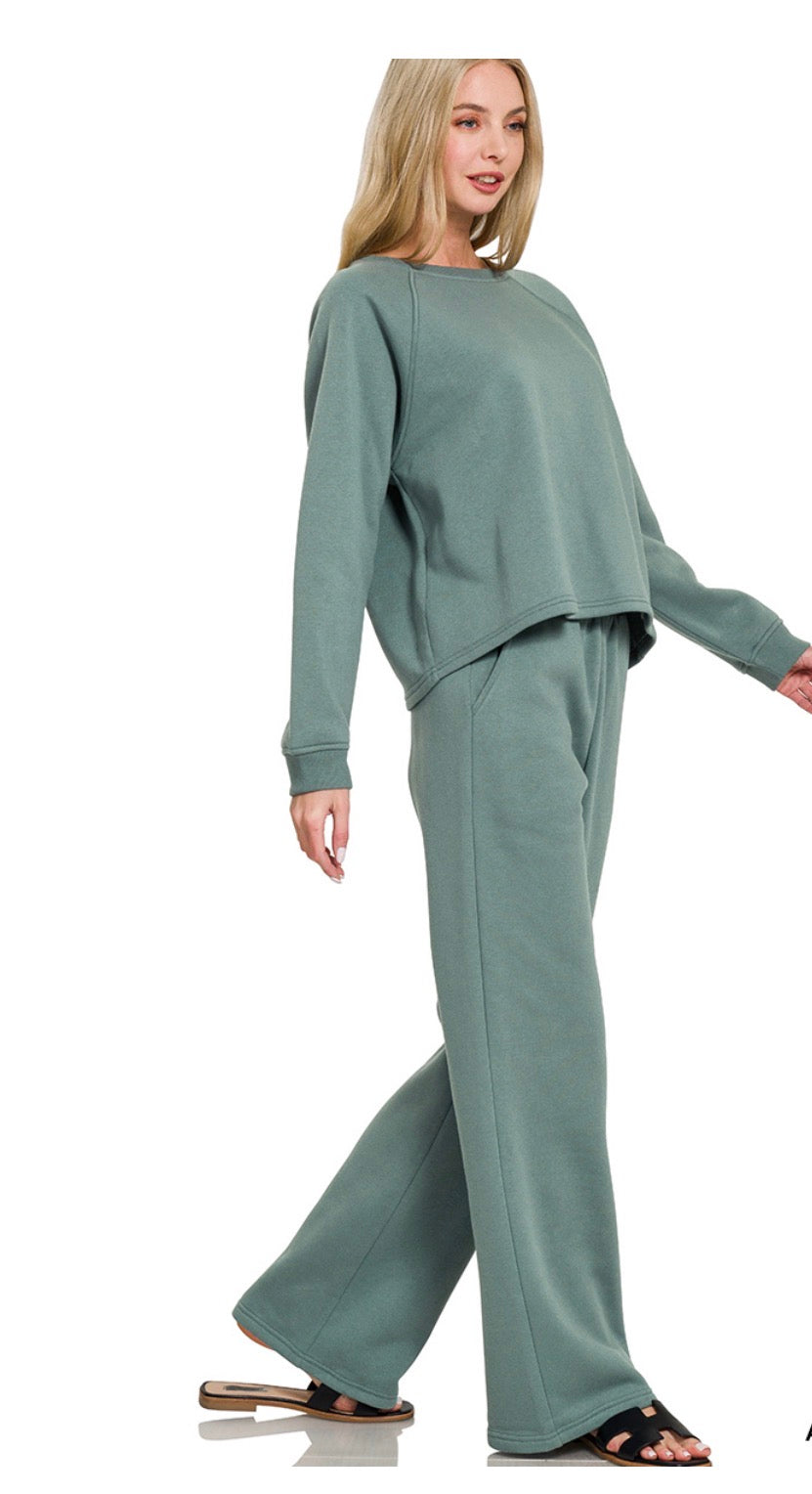 Pullover Sweat Set - 3 Colors