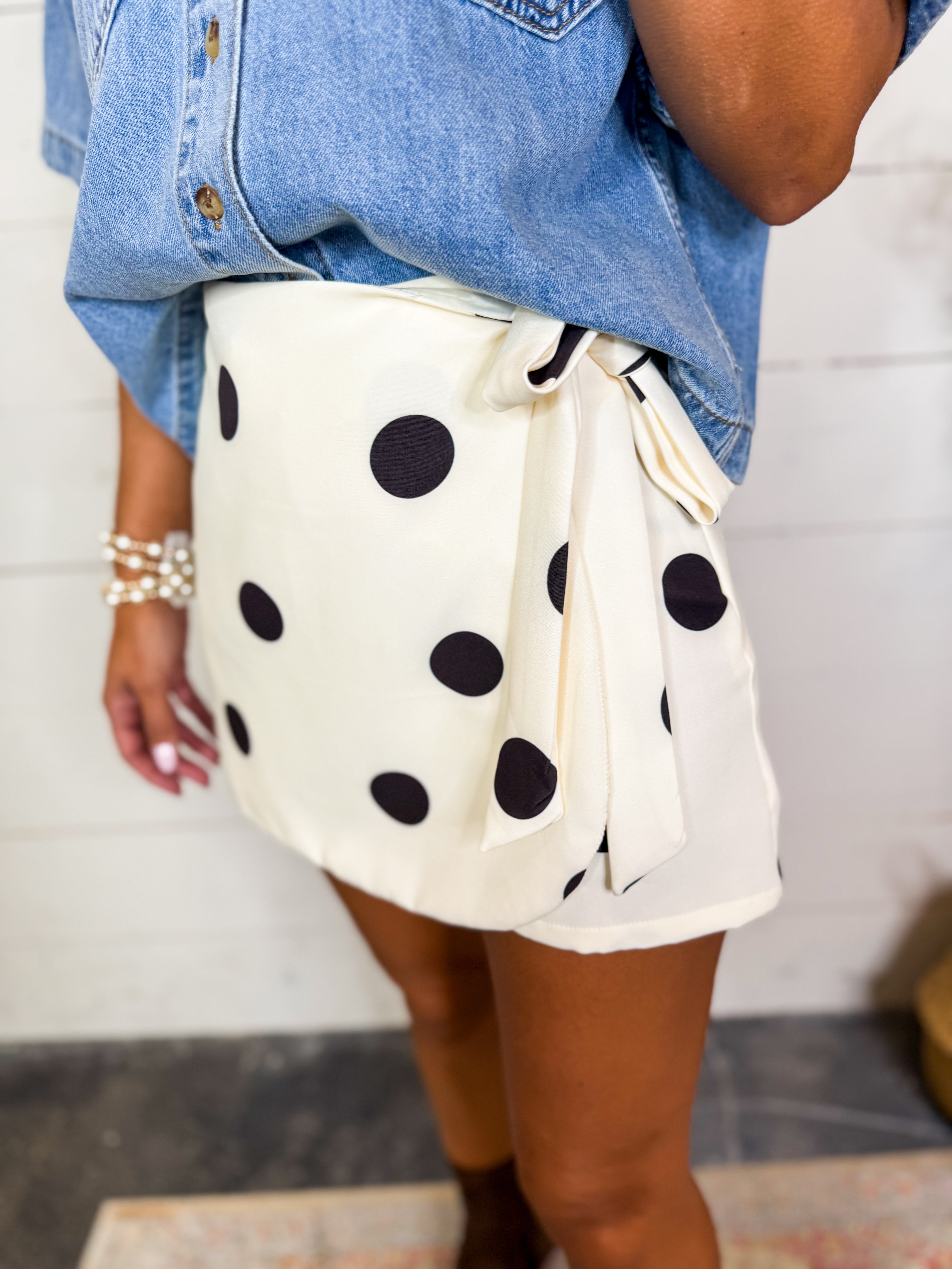 Polka Dot Skort