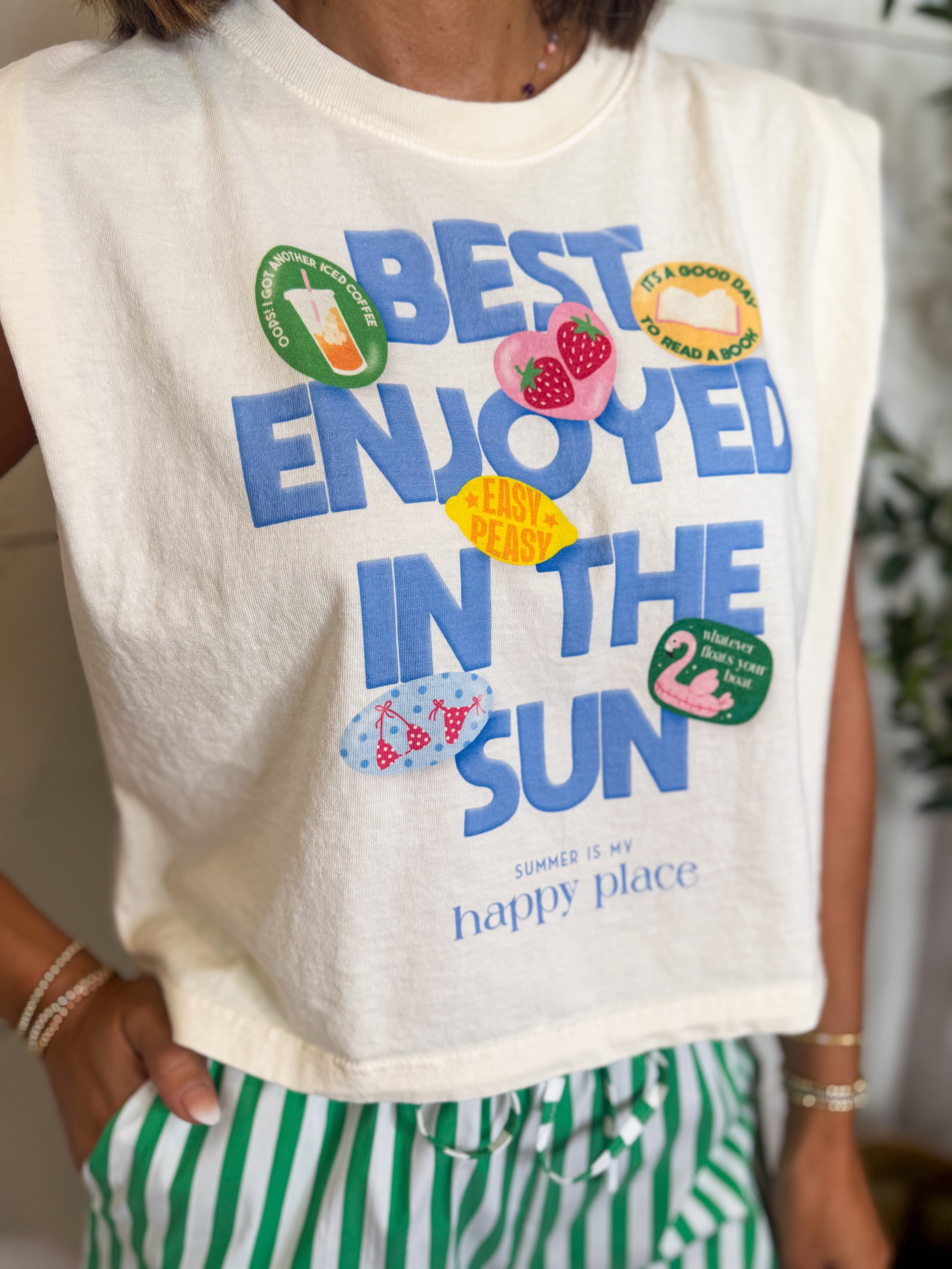 Best Enjoyed In The Sun Tank