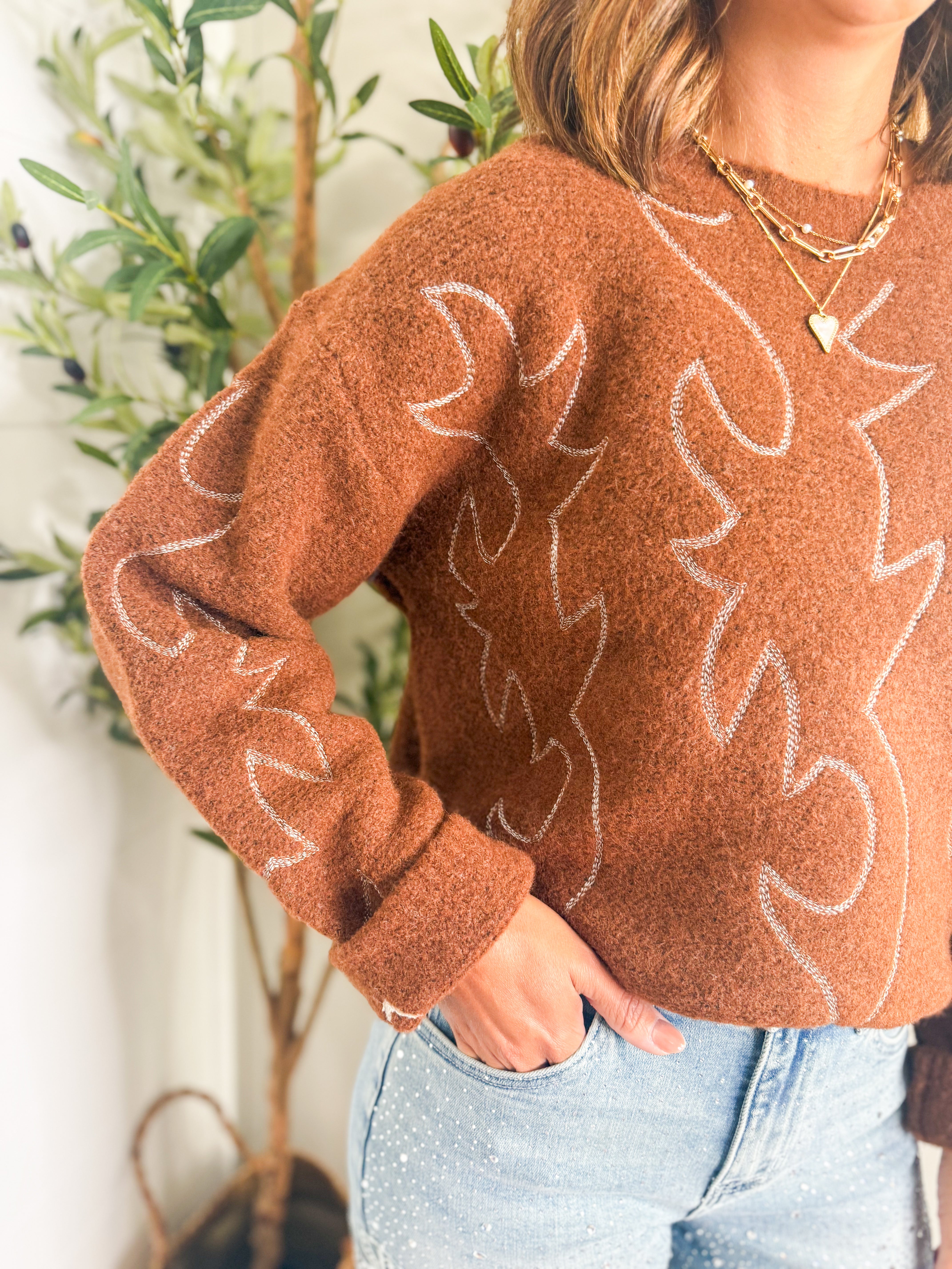 Western Stitch Sweater