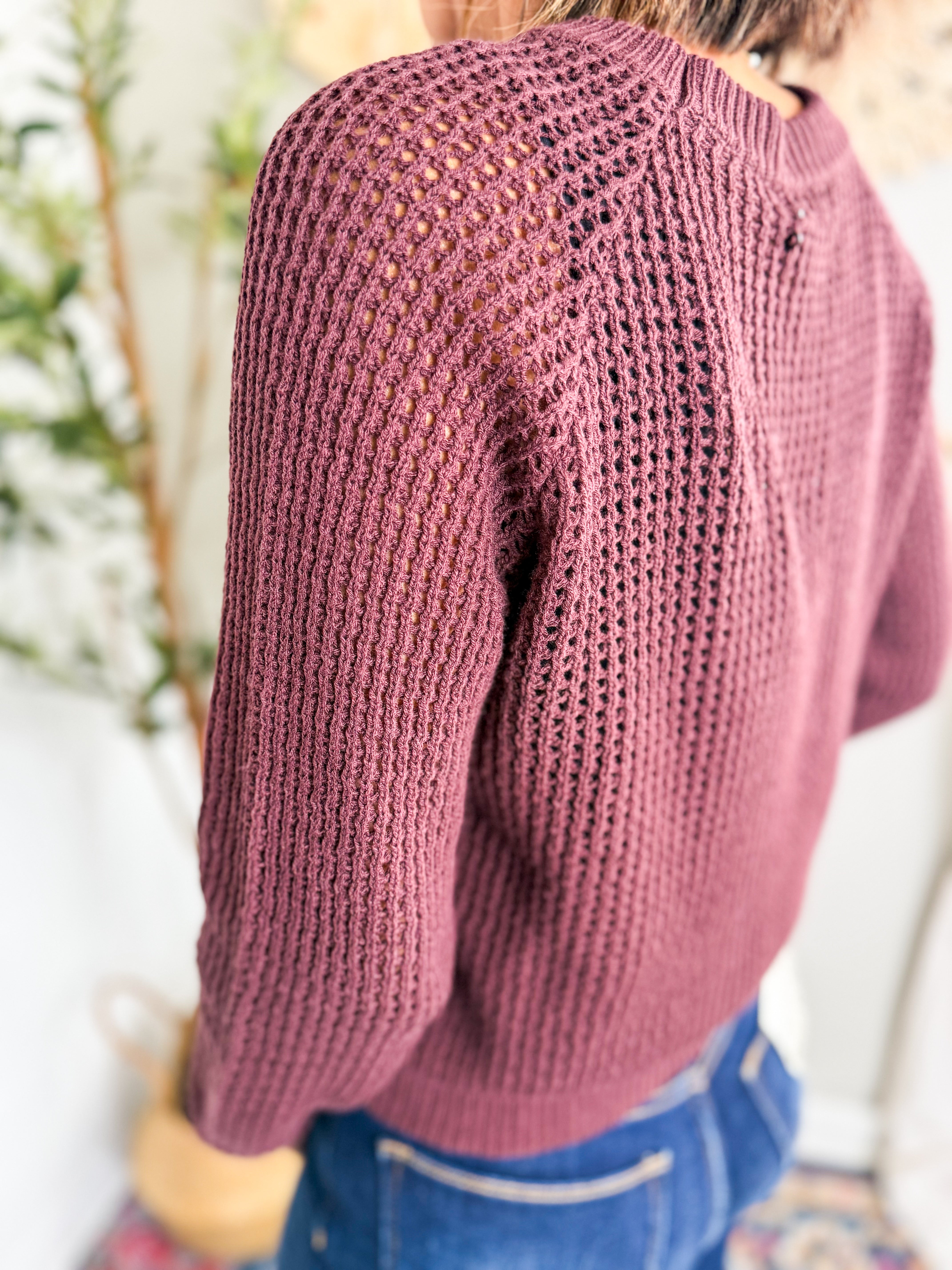 Chocolate Horseshoe Equestrian Sweater