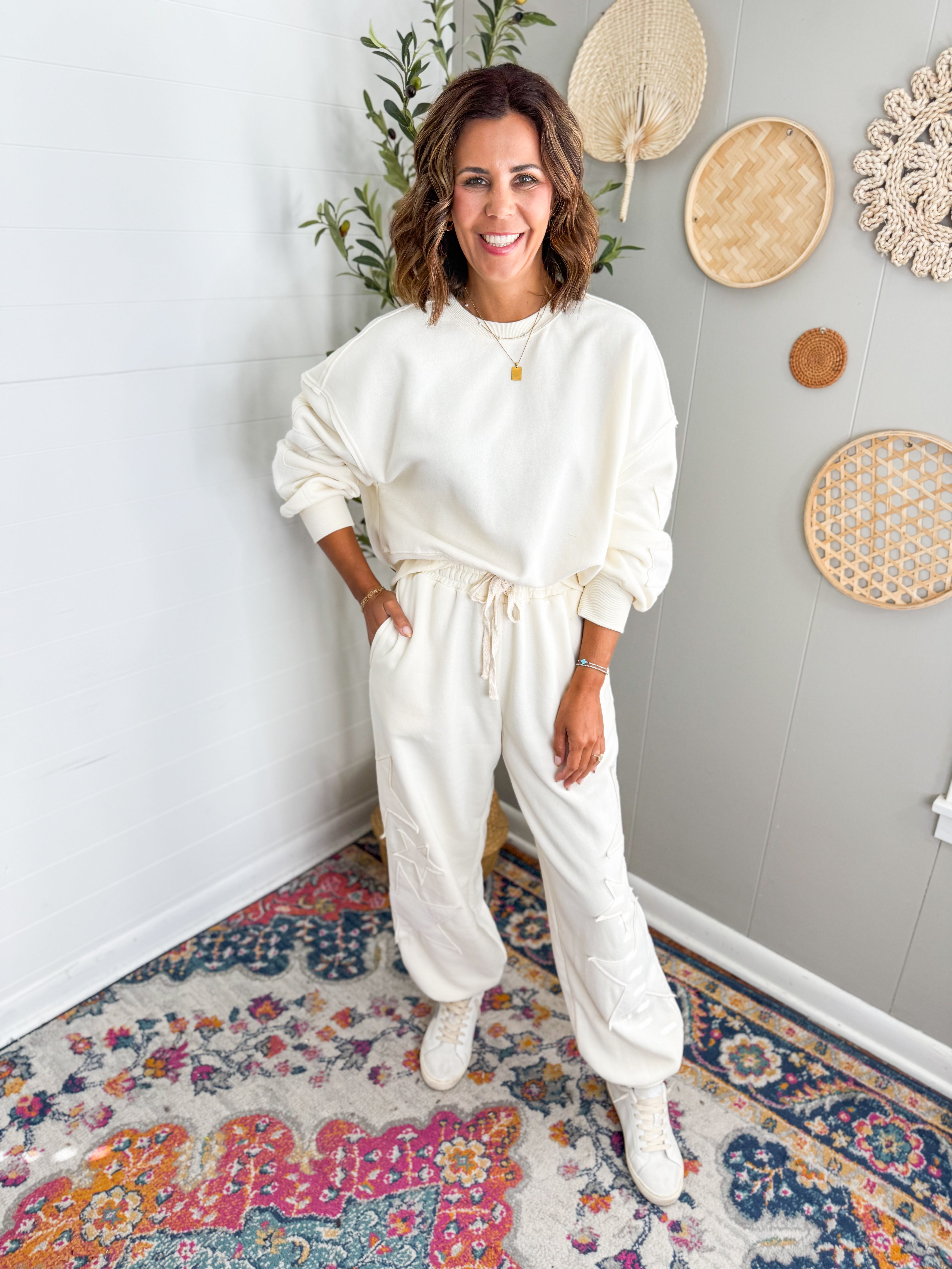 Star Detail Sweatshirt