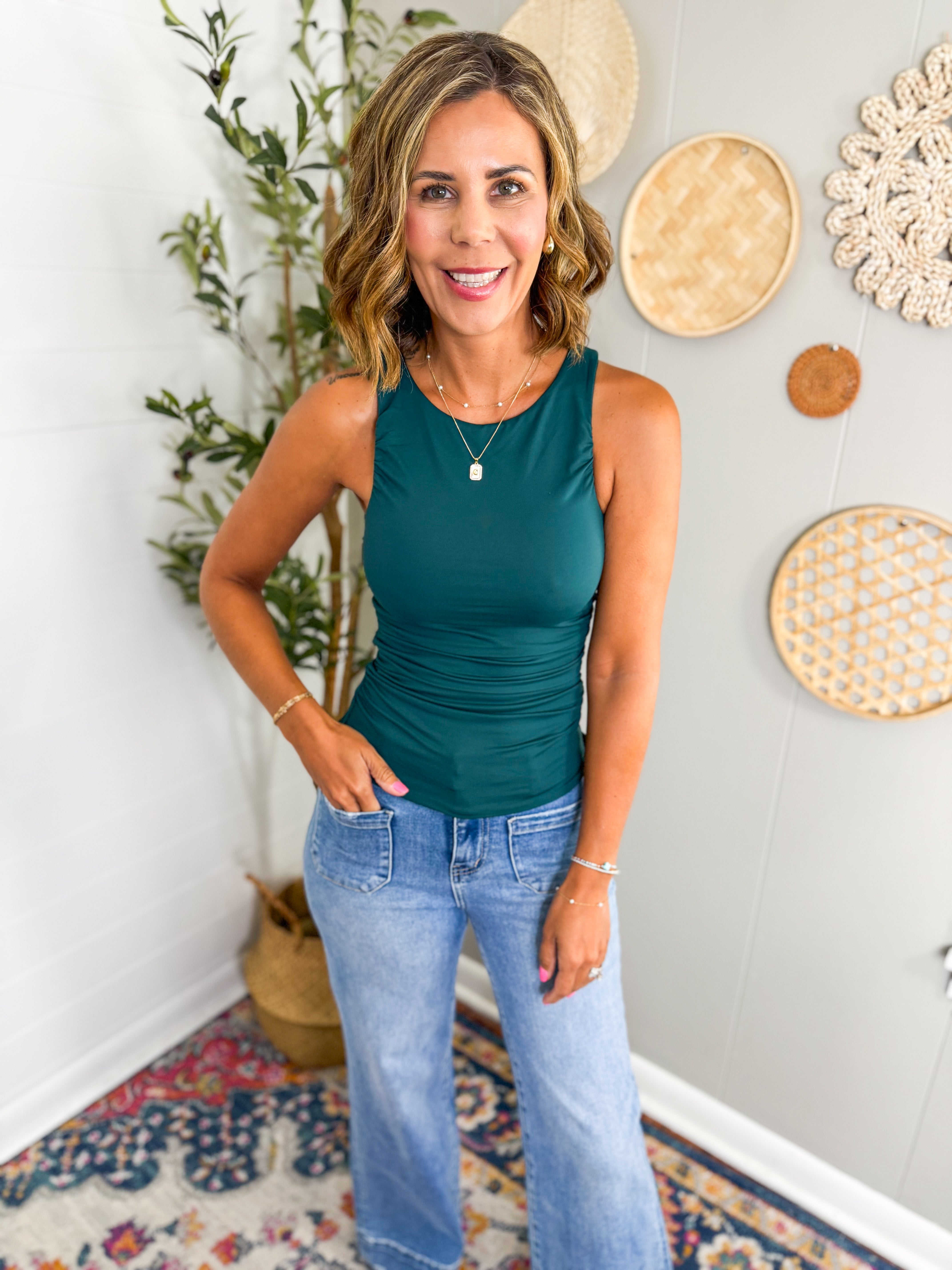 RD Rima Shirred Tank Top