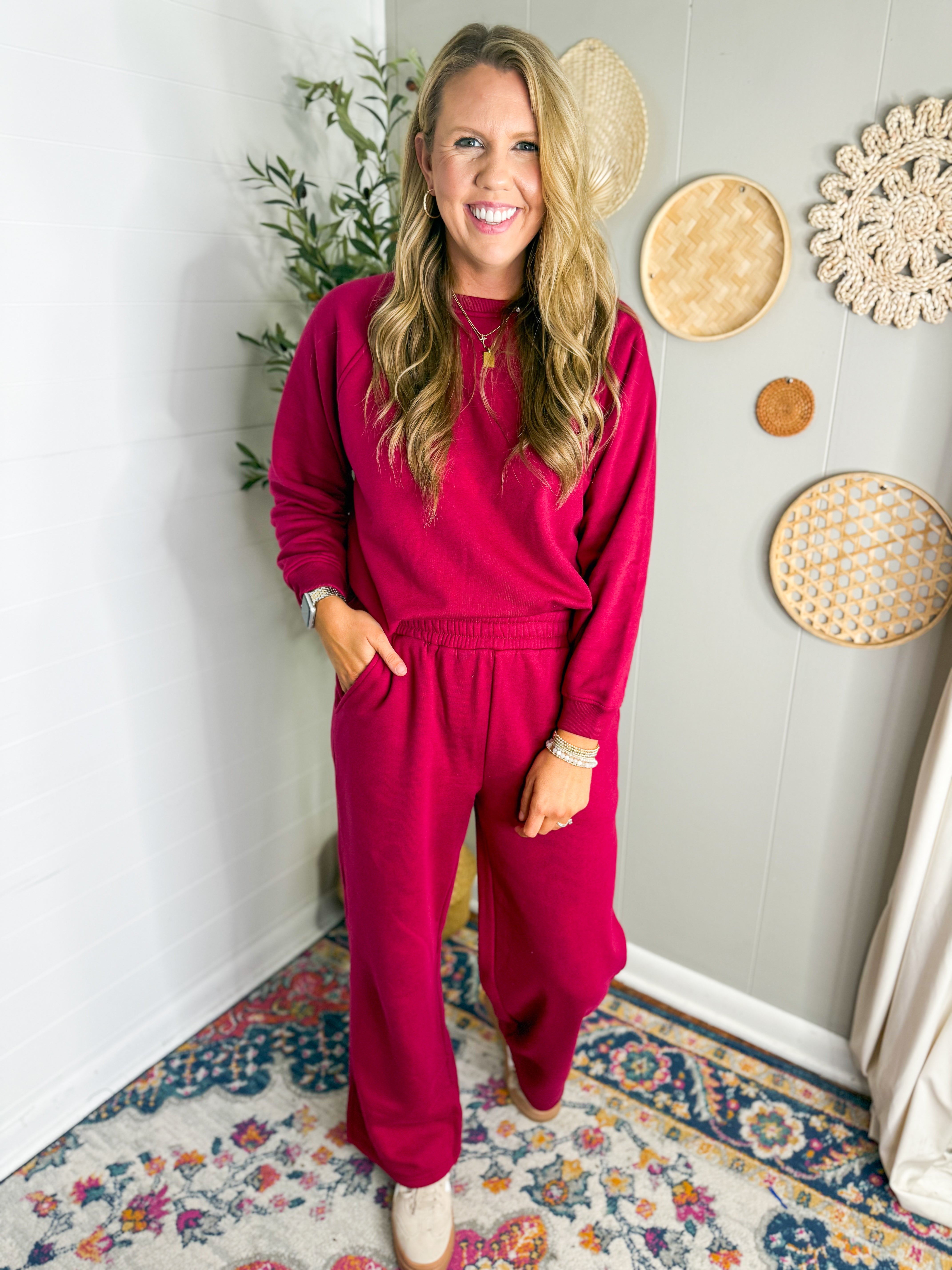 Pullover Sweat Set - 3 Colors