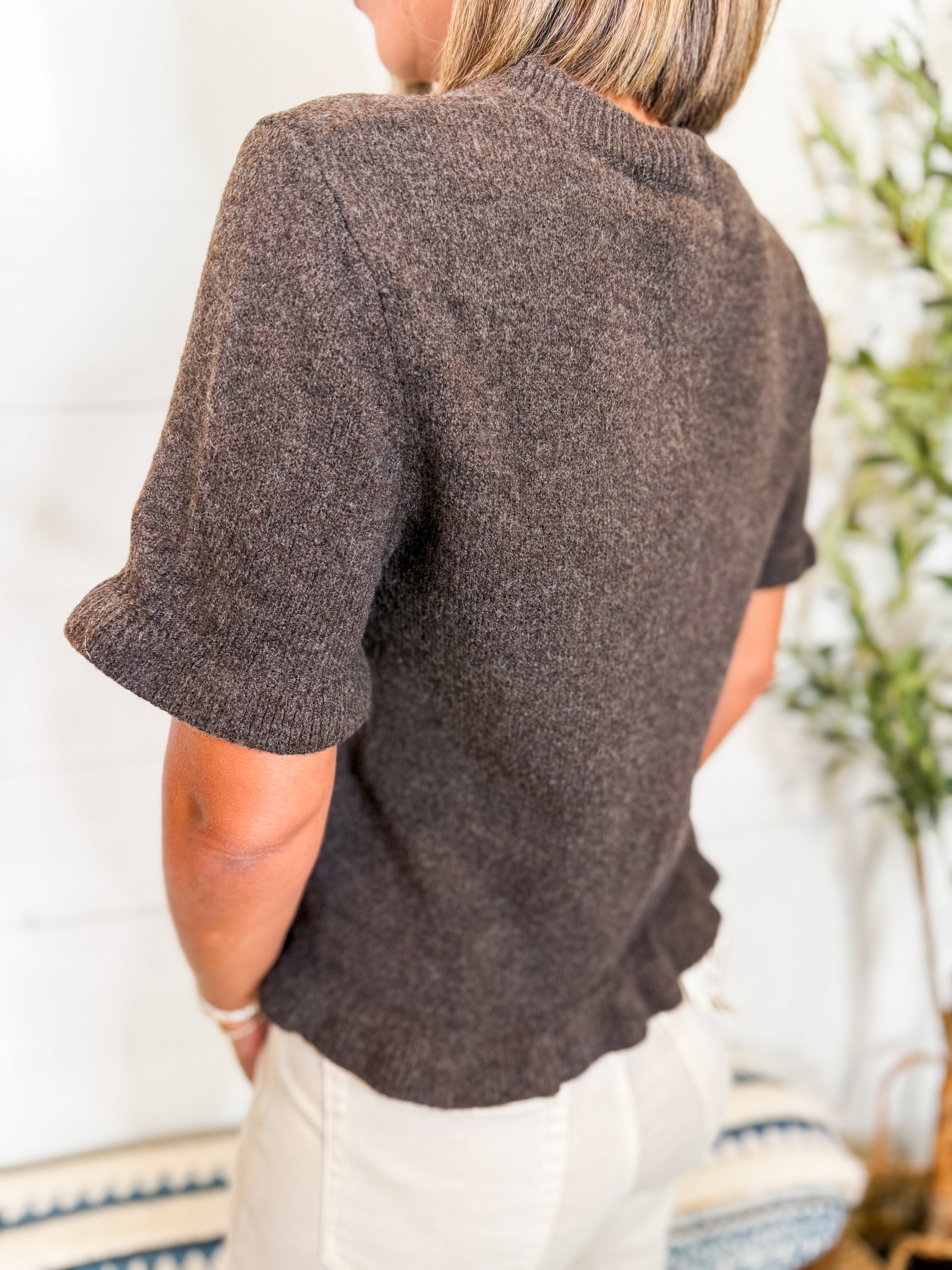 Ruffle Sweater - 2 colors
