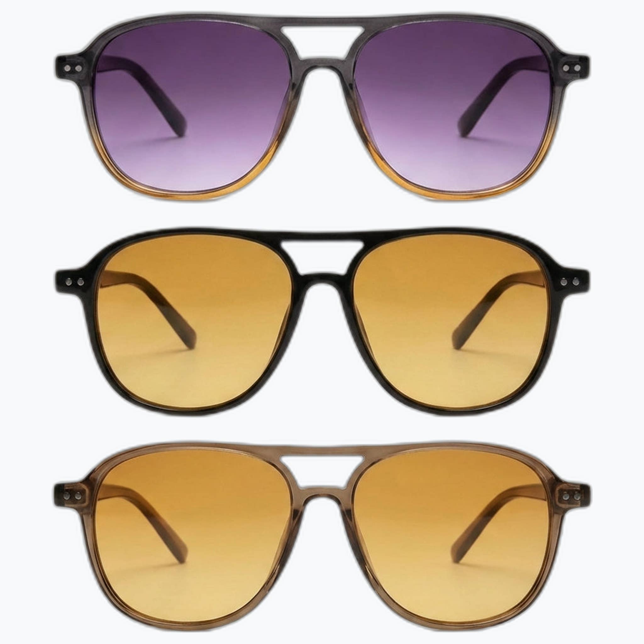 Jaxy Eyewear - Eastwood - Retro Polarized Aviator Unisex Sunglasses