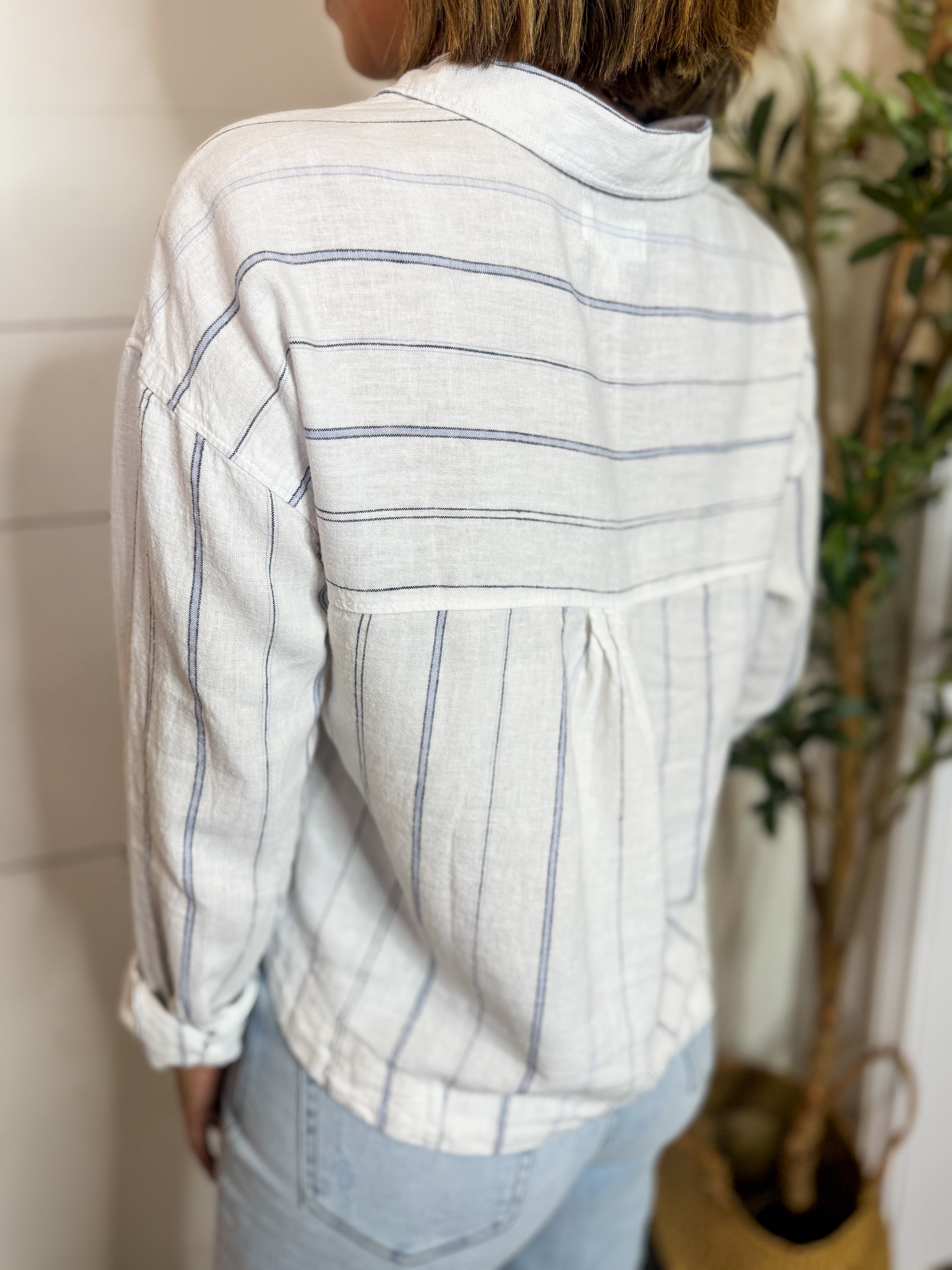 Thread & Supply Madelyn Shirt White/Blue