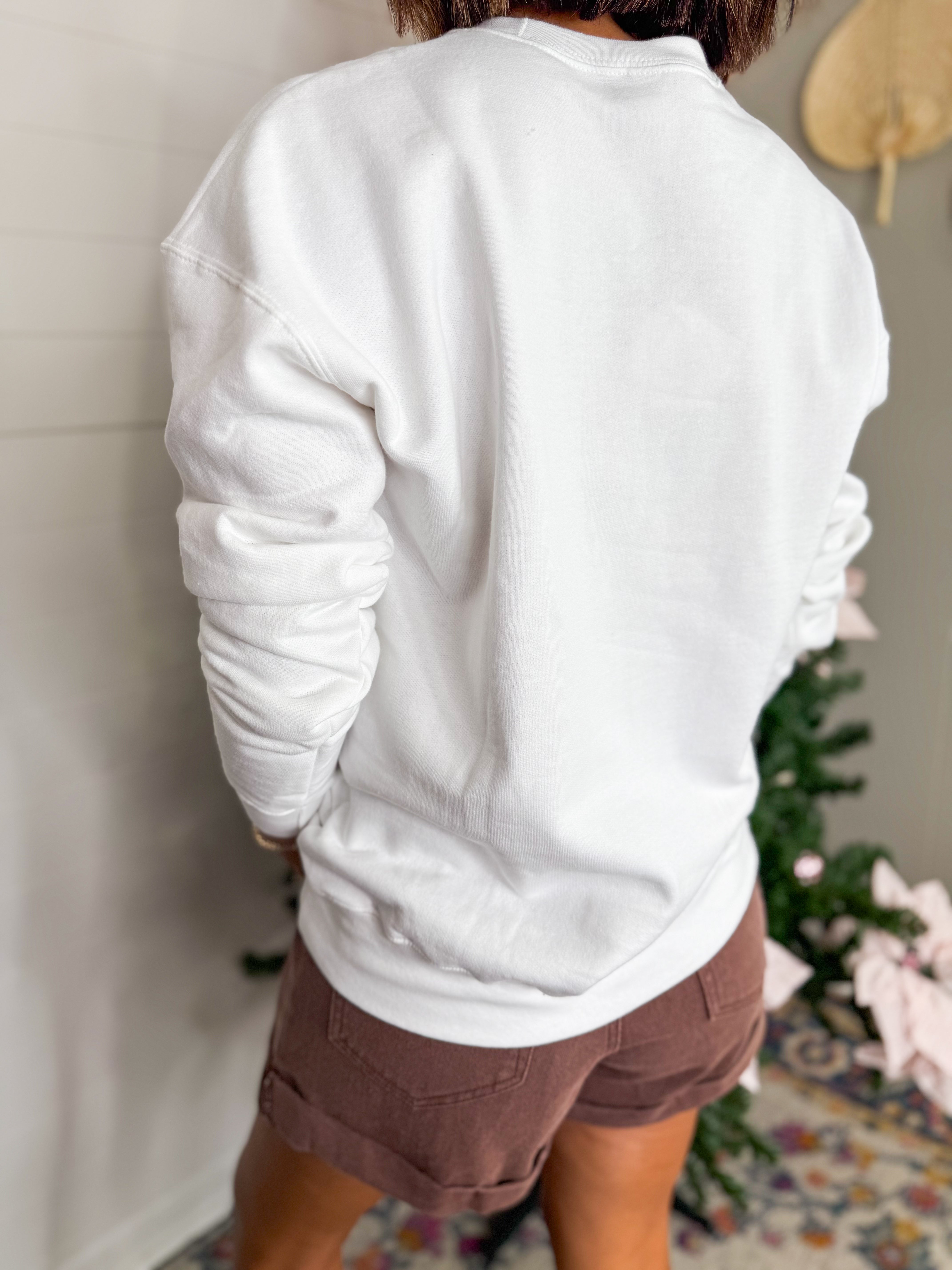 LV Designer Santa Crewneck Sweatshirt