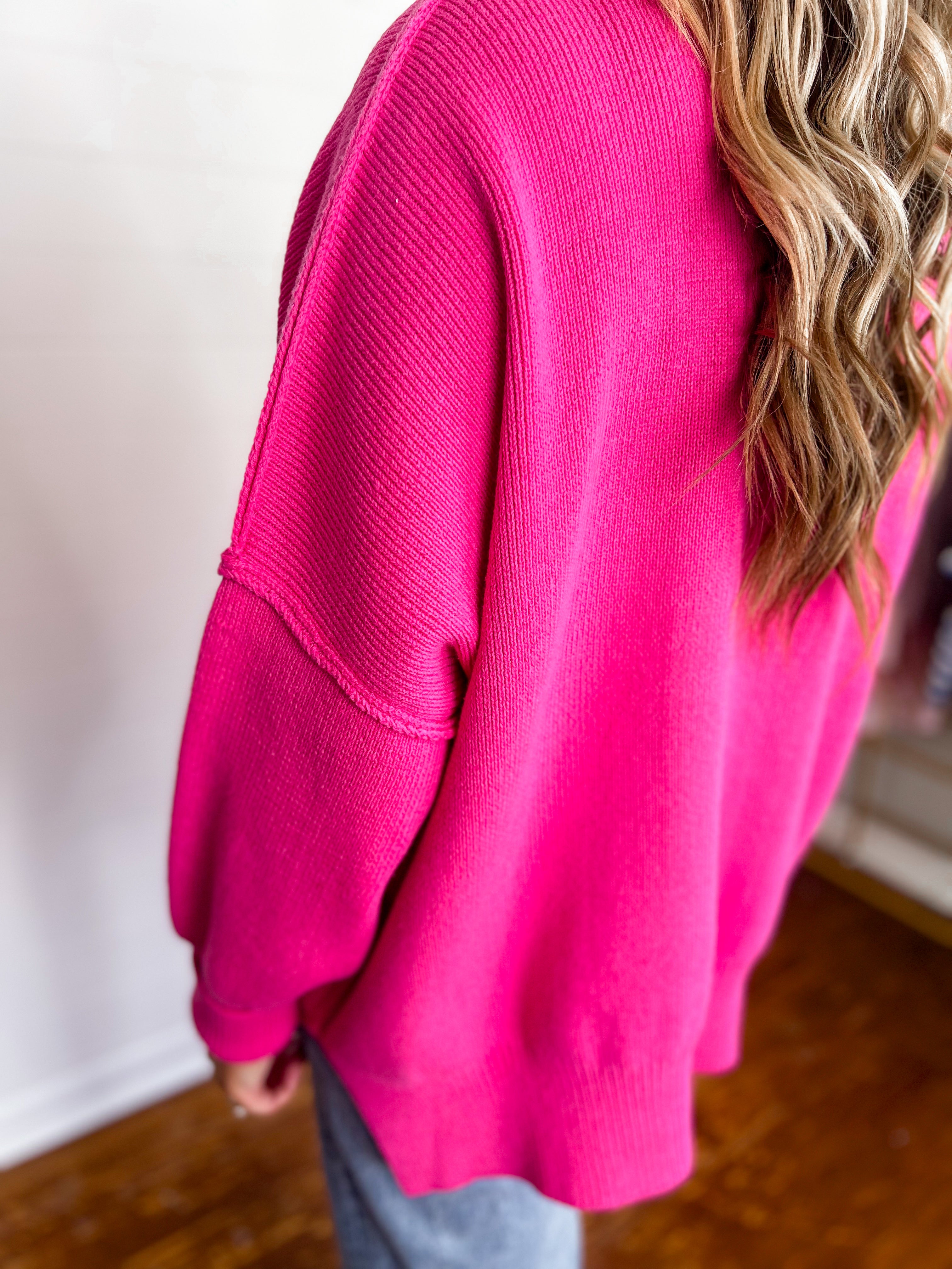 Cotton Candy Oversized Sweater