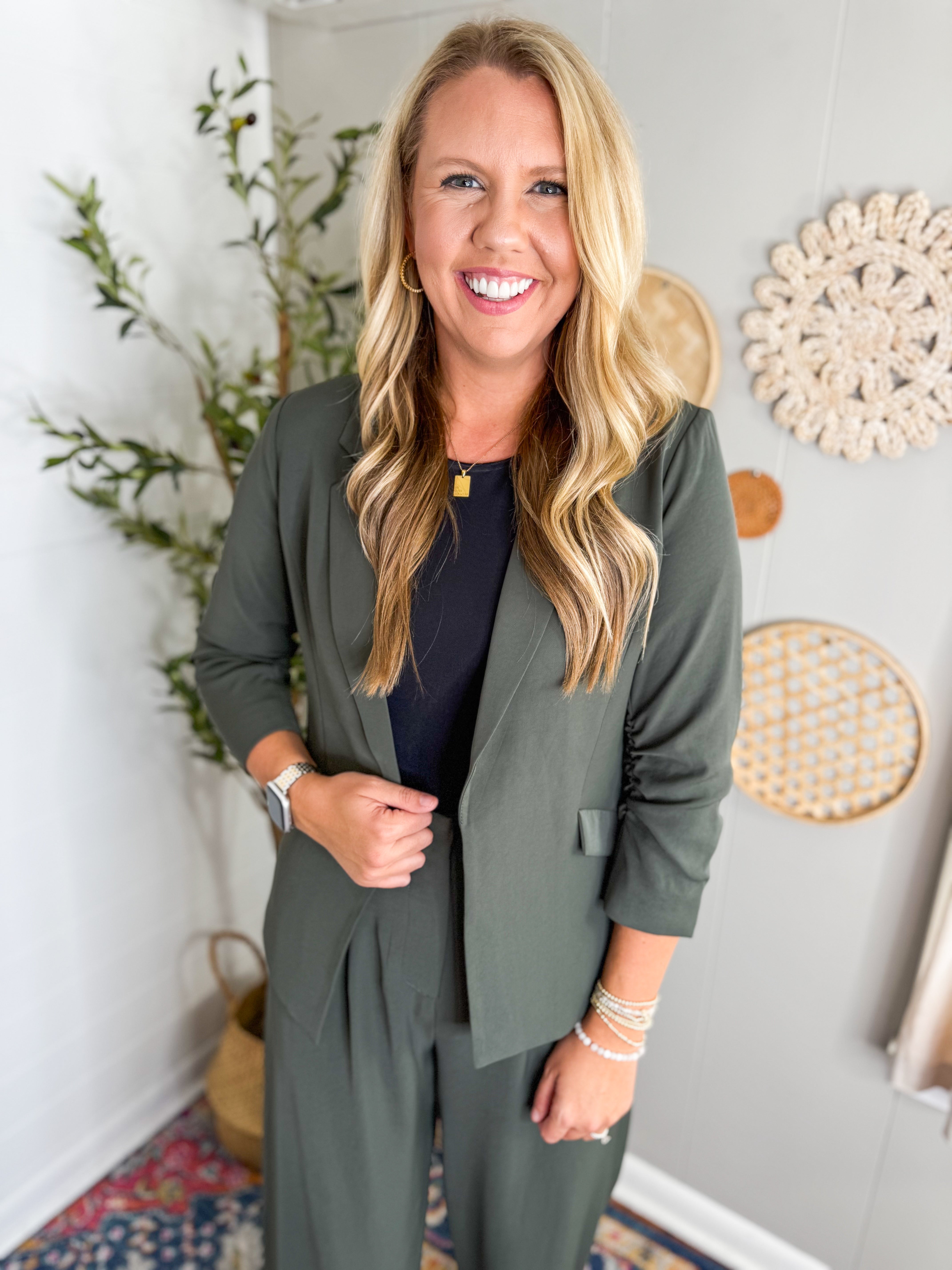 Dark Olive Blazer