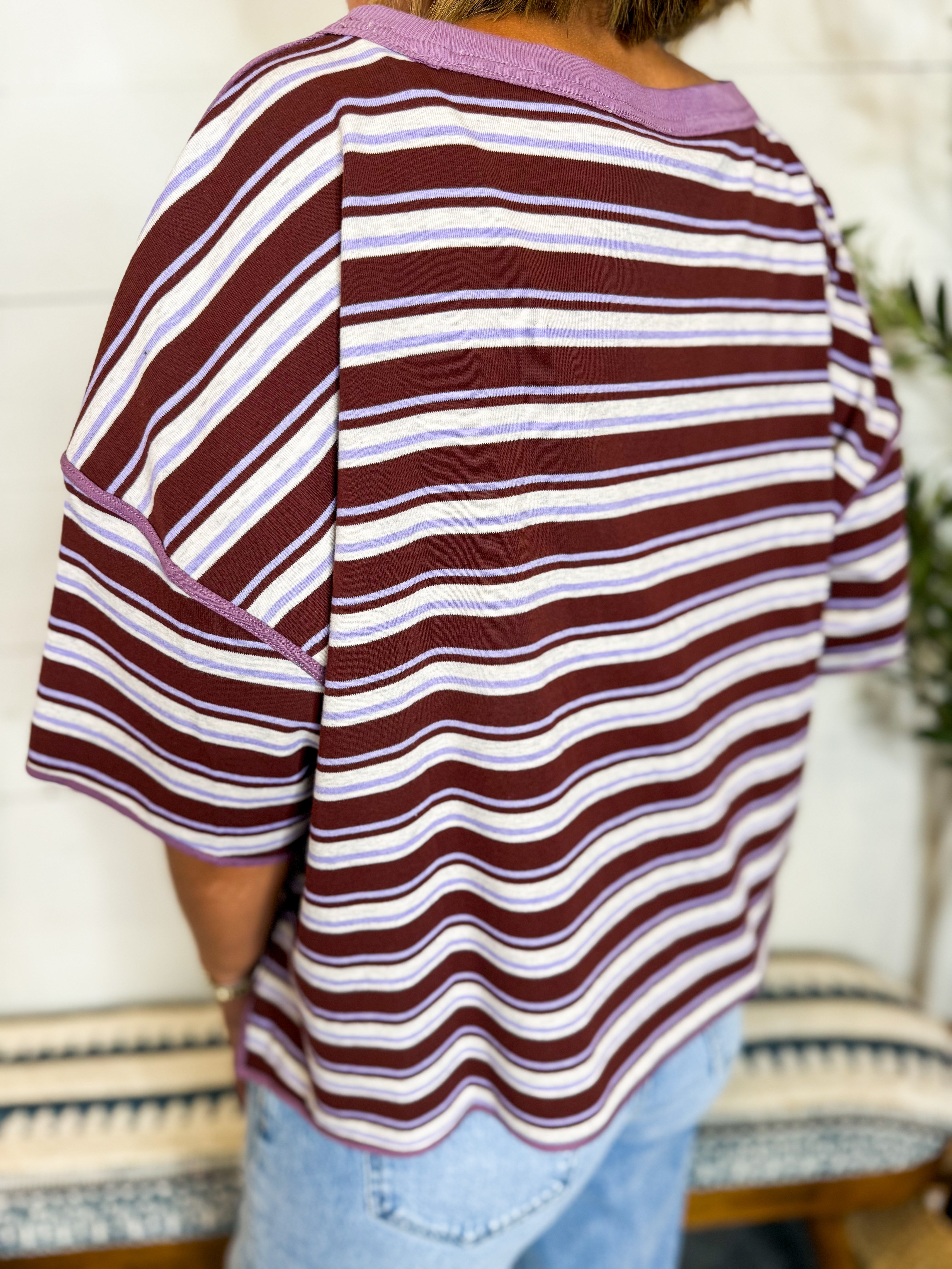 Striped Boxy T-Shirt