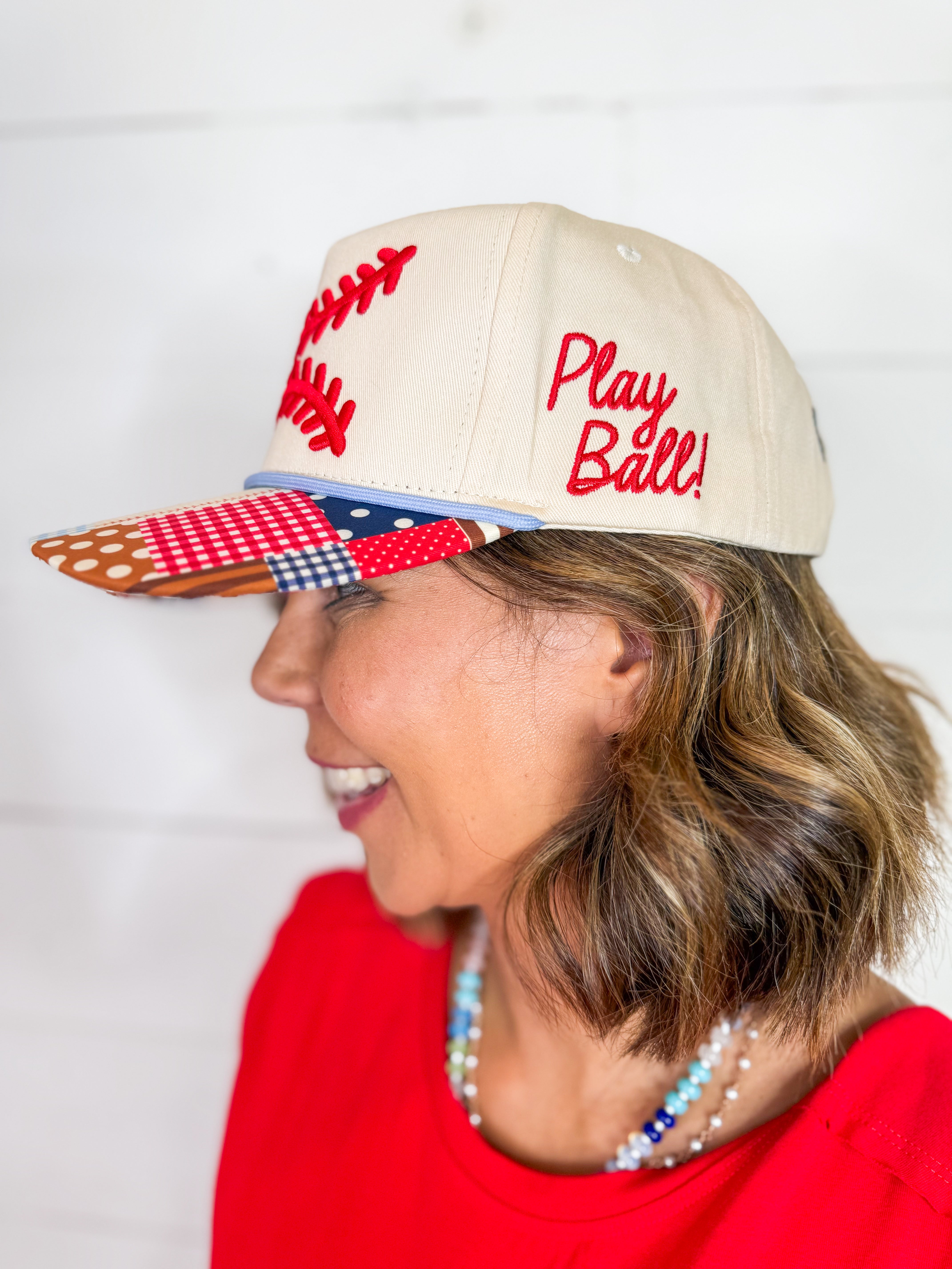 Baseball Laces Trucker Hat