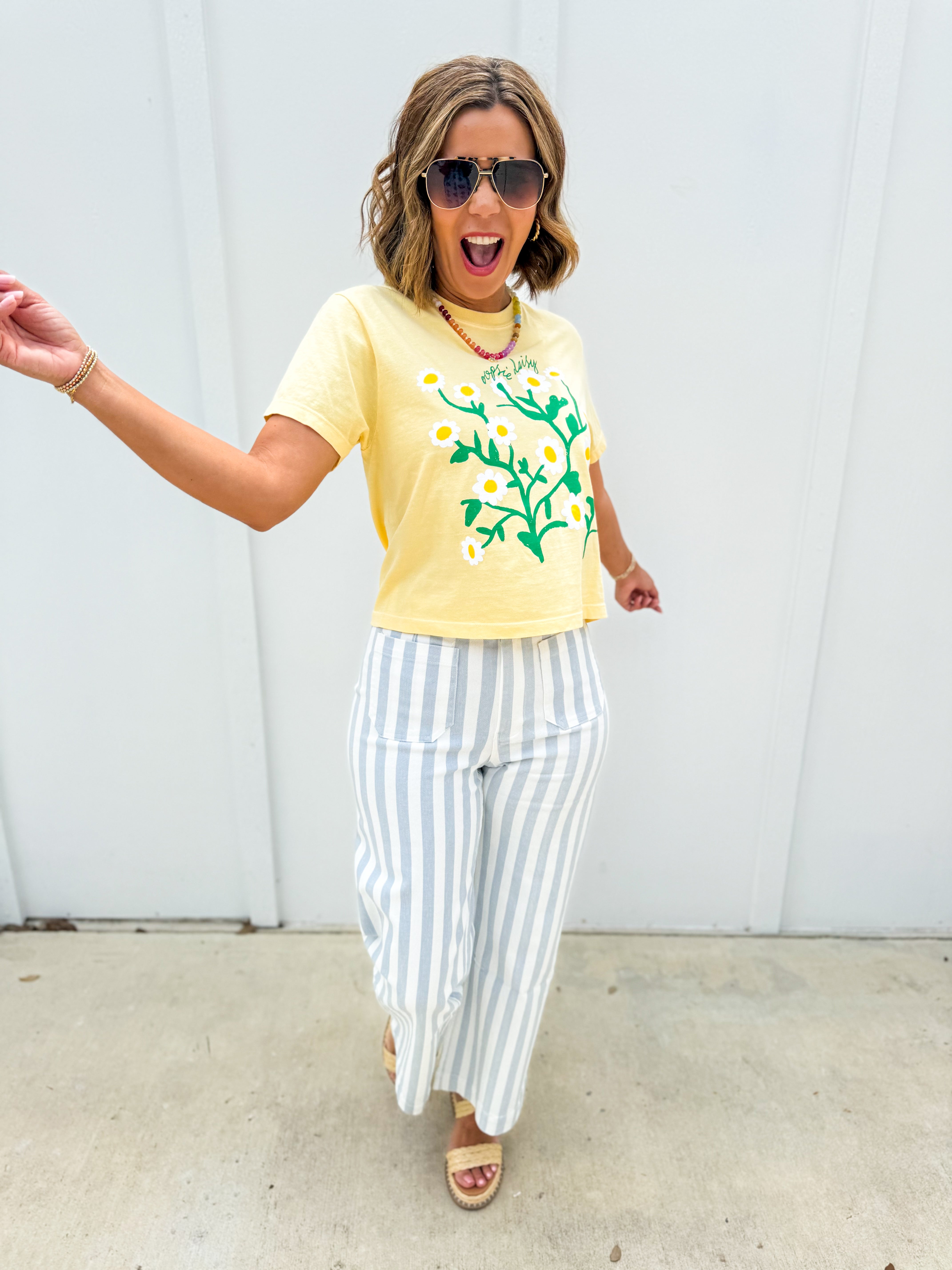 Daisy Crop Tee