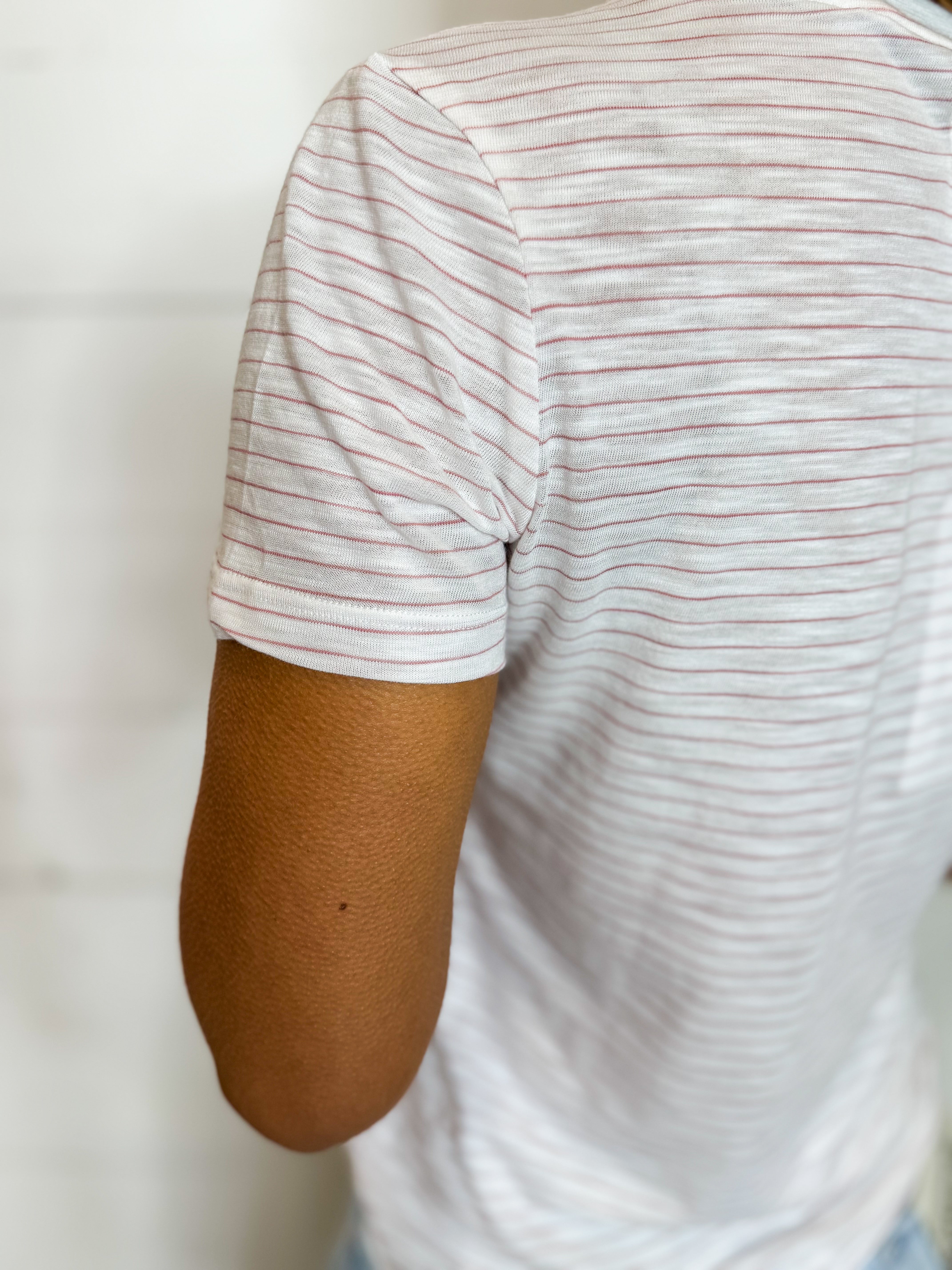 Thread & Supply Sarah Tee - Ivory Rose