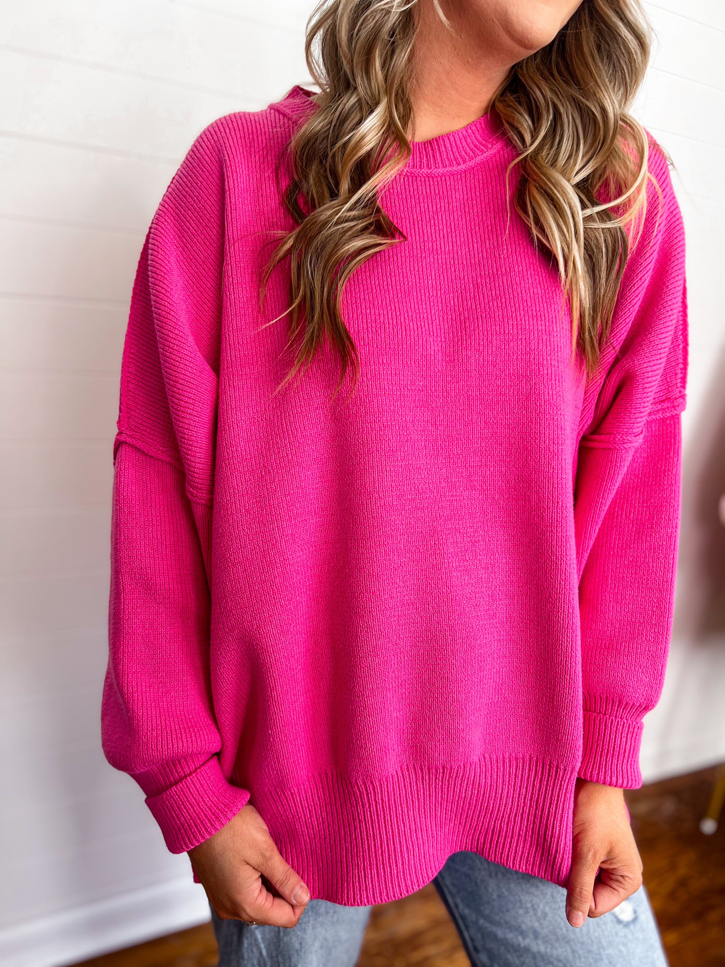 Cotton Candy Oversized Sweater