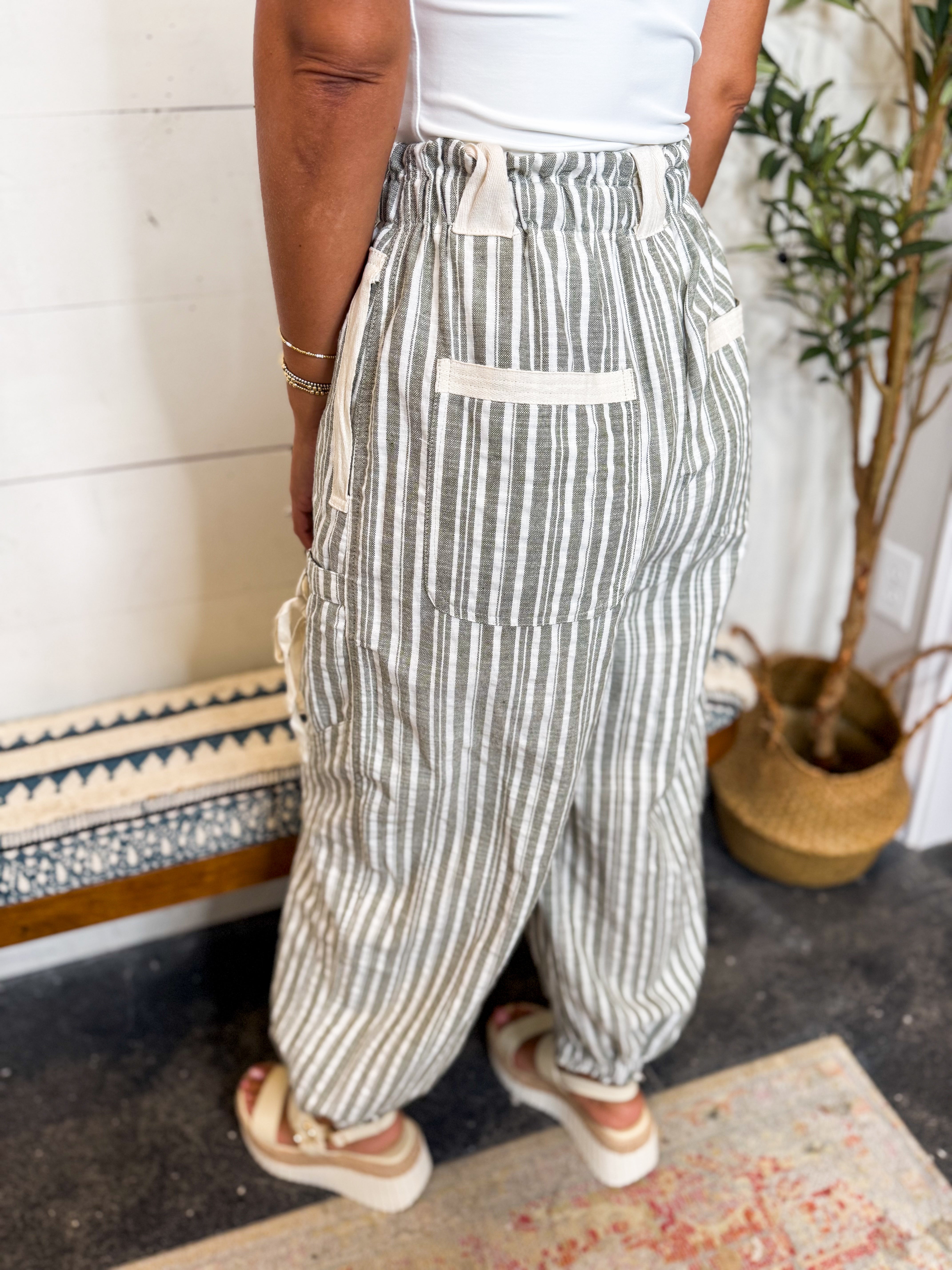 Striped Jogger Pants