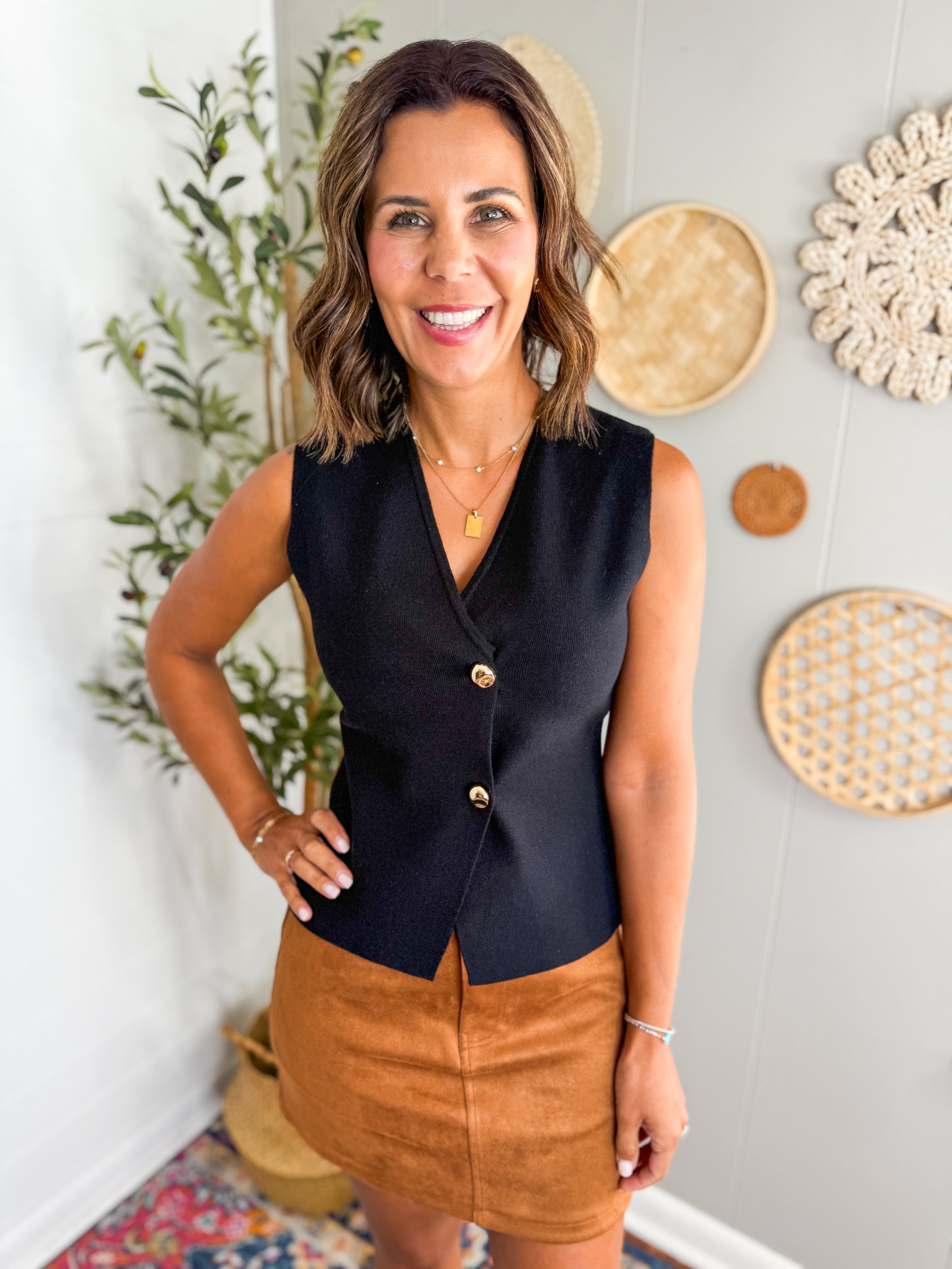 RD Blodwyn Sleeveless V-Neck Vest