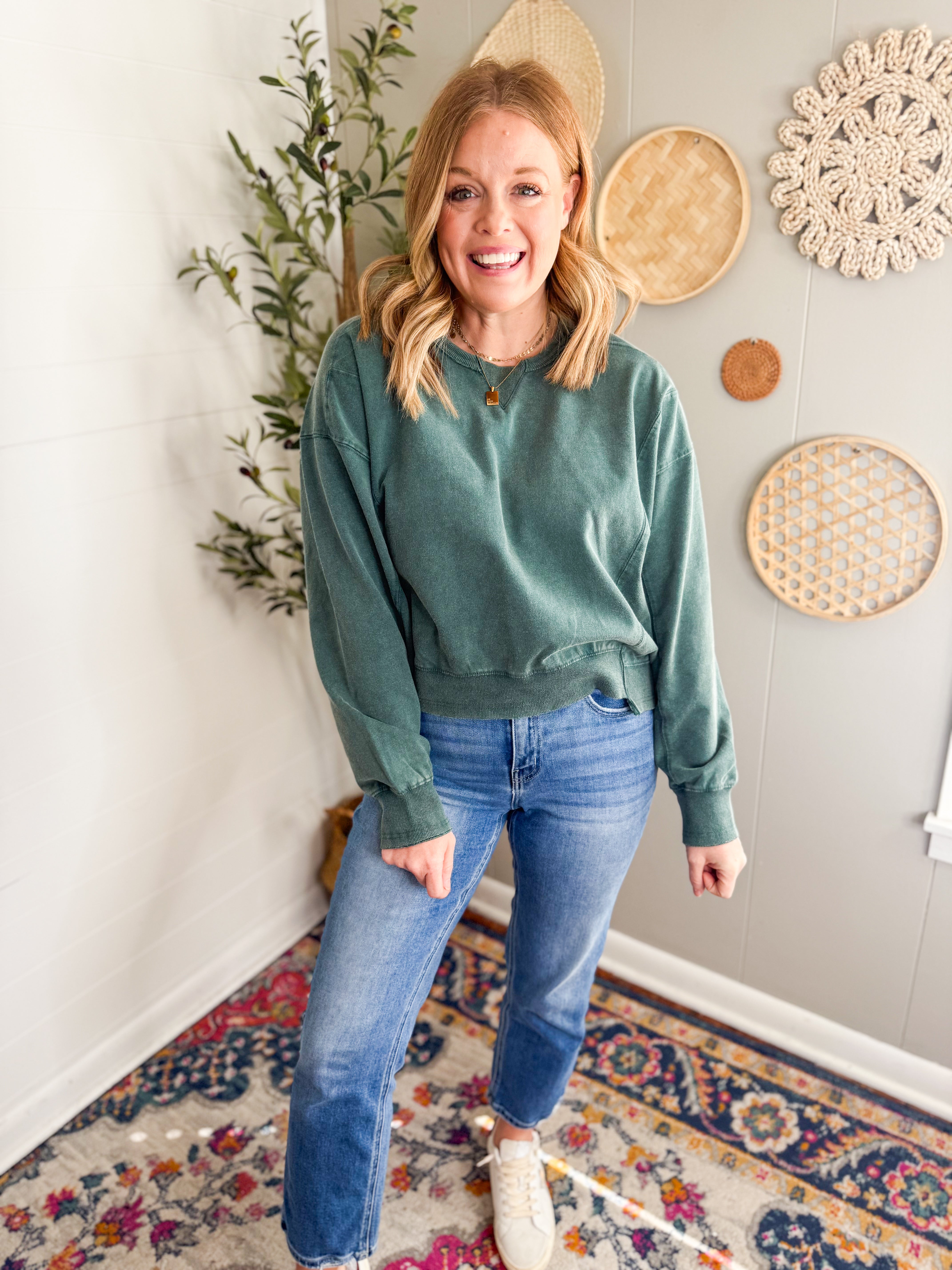 Oversized Crewneck Sweatshirt