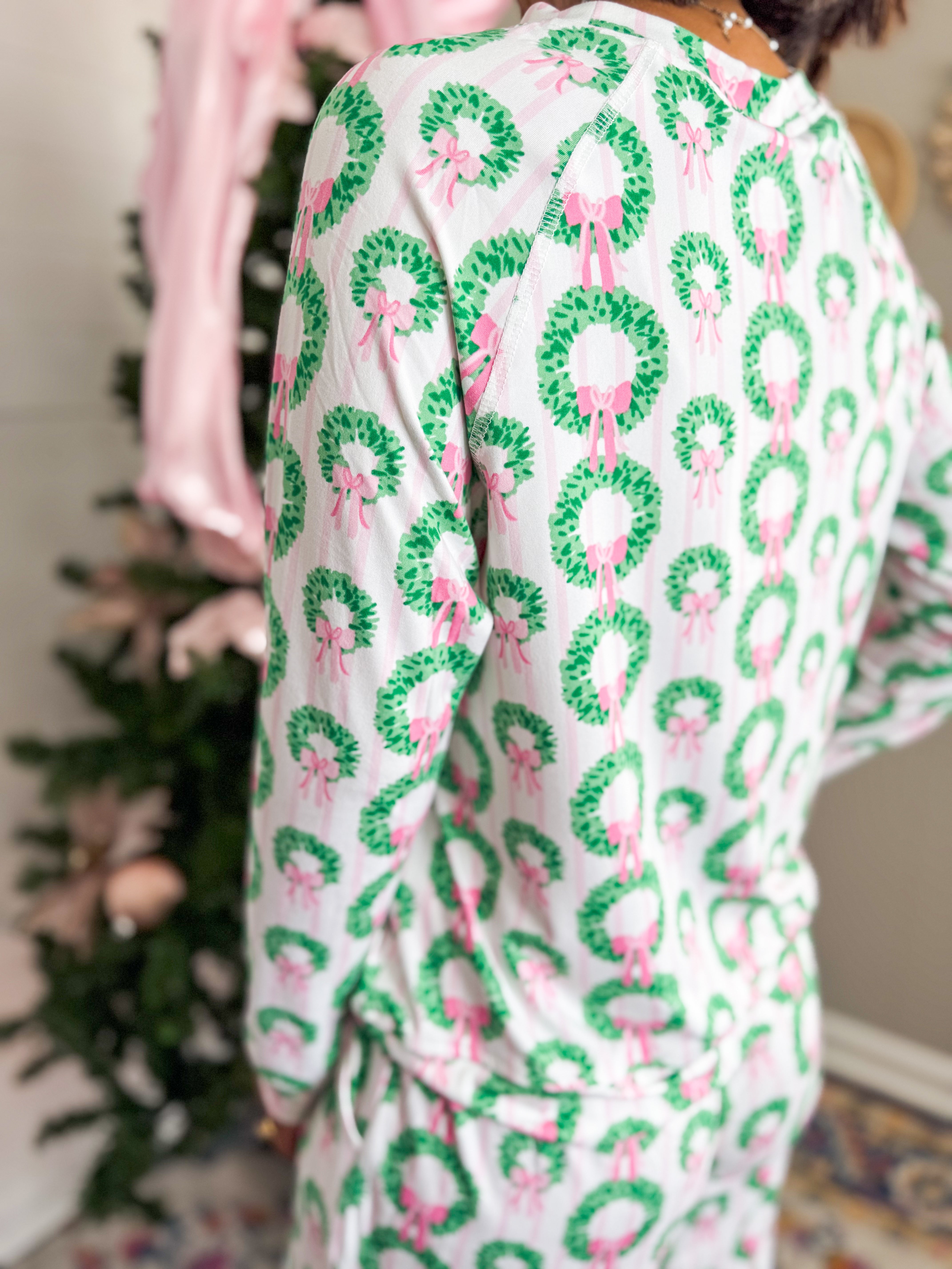 Mary Square Charlotte Deck The Halls PJ Set