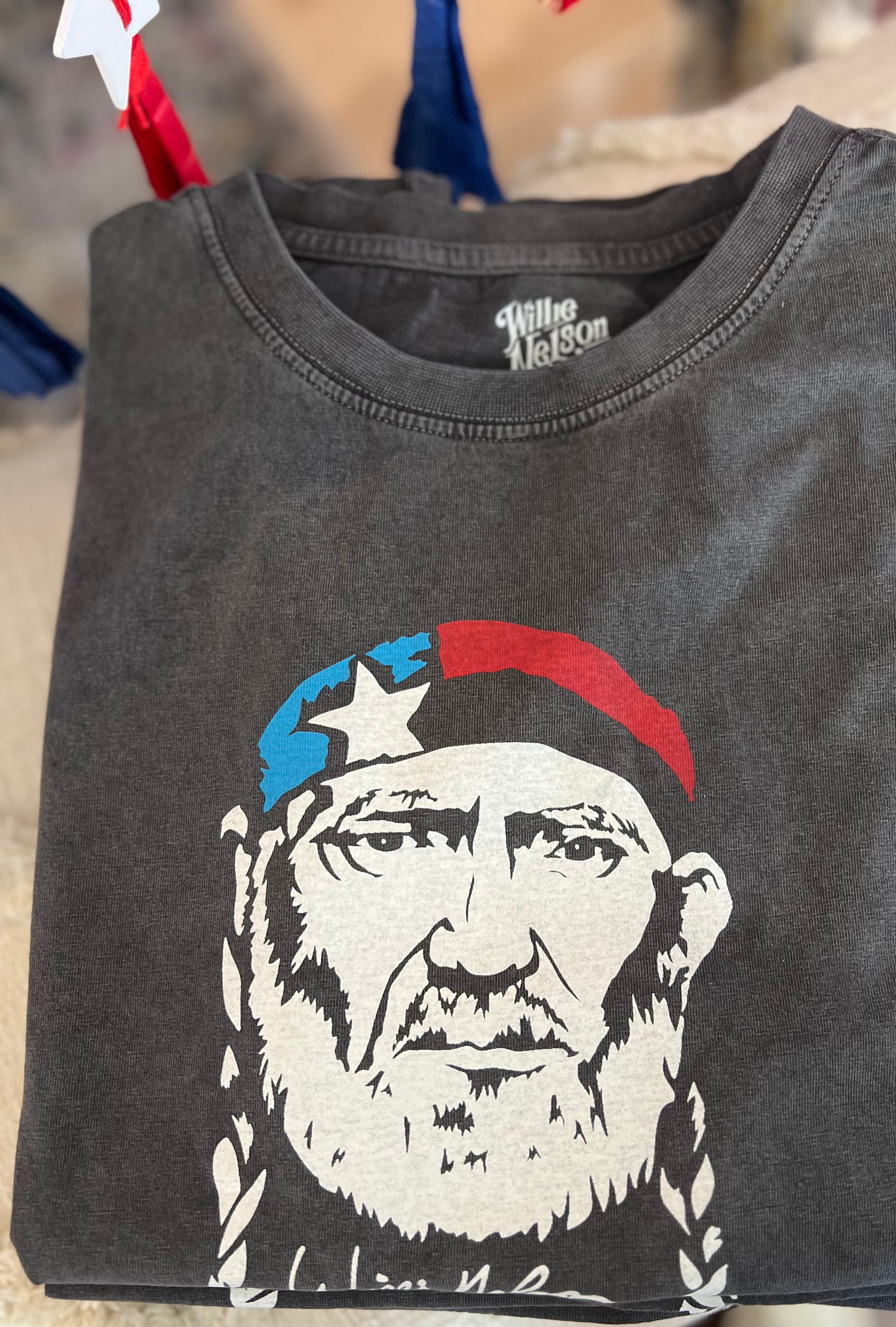 LivyLu Willie Nelson Sketch Hi Dive Tee