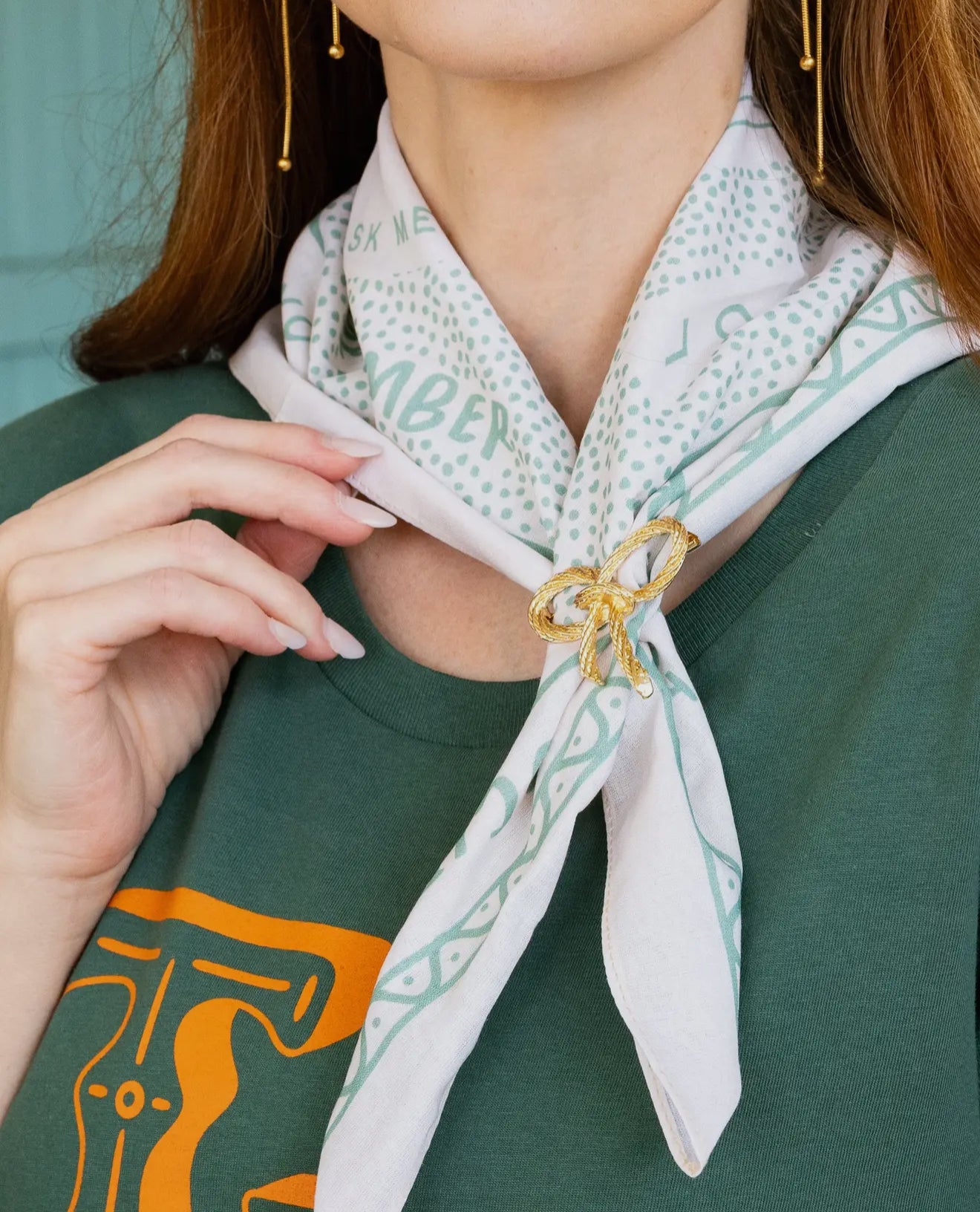 Girl Riot Society Knotted Bow Brooch