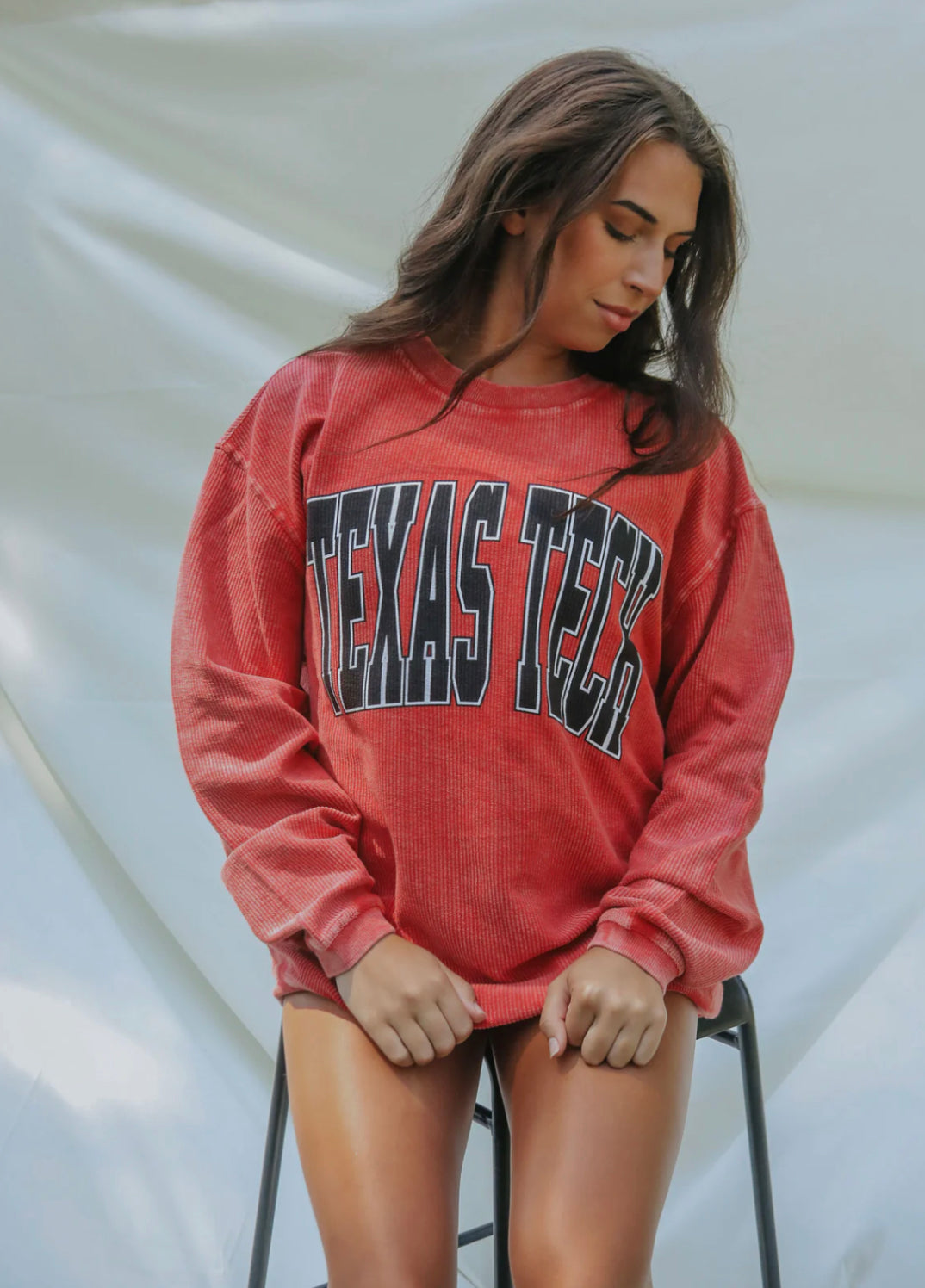 Charlie Southern Texas Tech Corded Sweatshirt