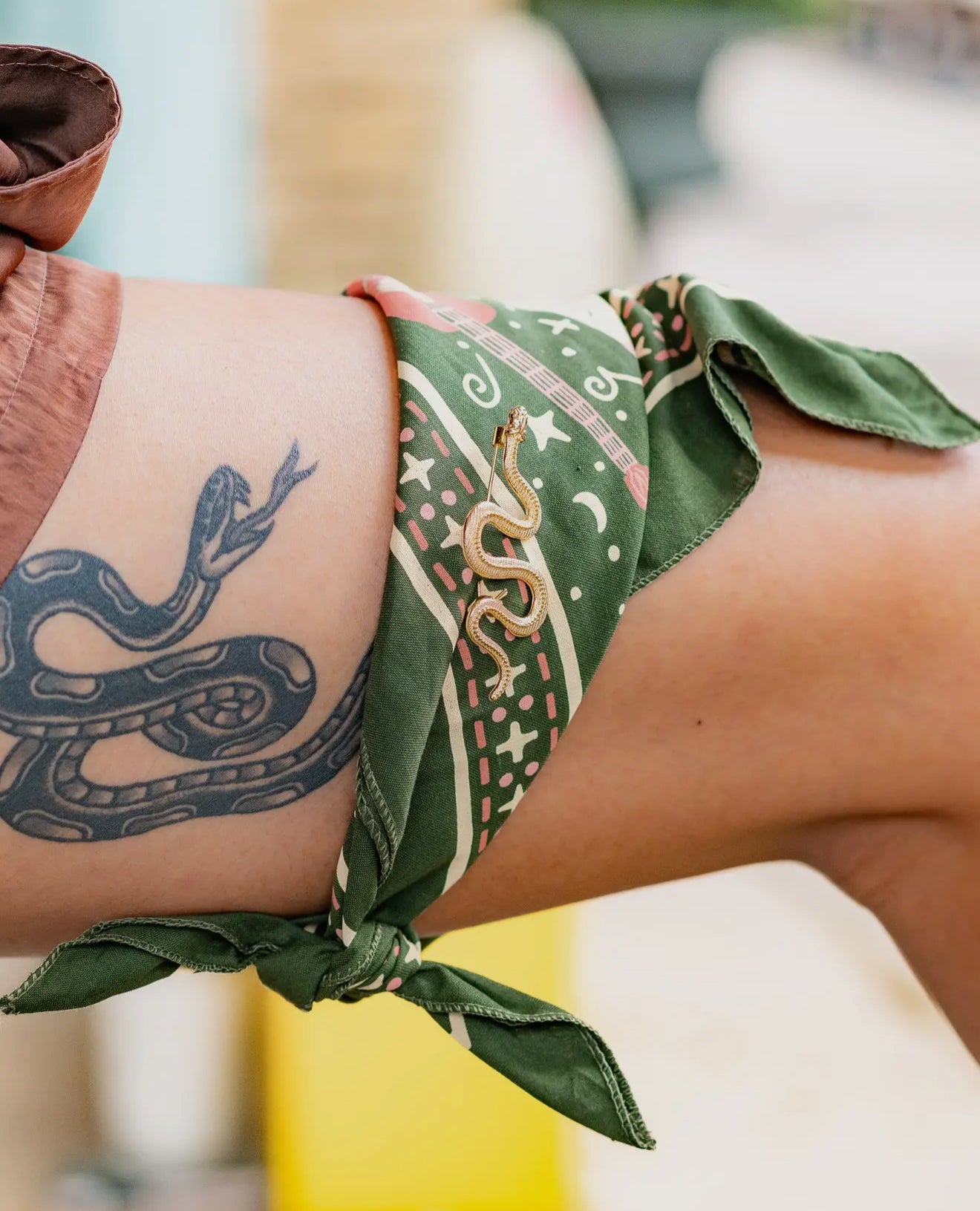 Girl Riot Society Snake Broach