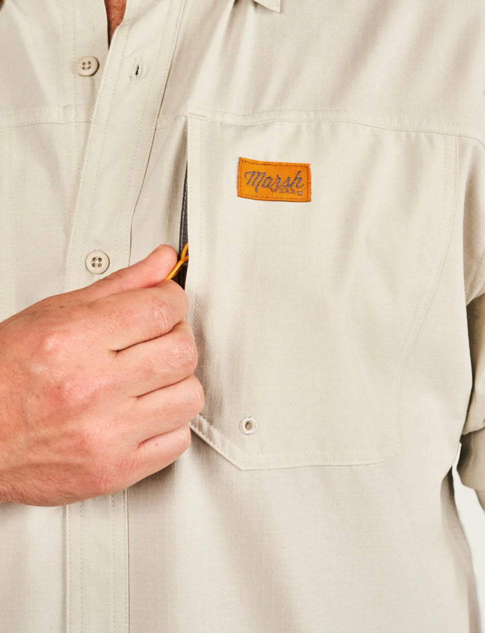 Marsh Lenwood Short Sleeve Button Front Shirt
