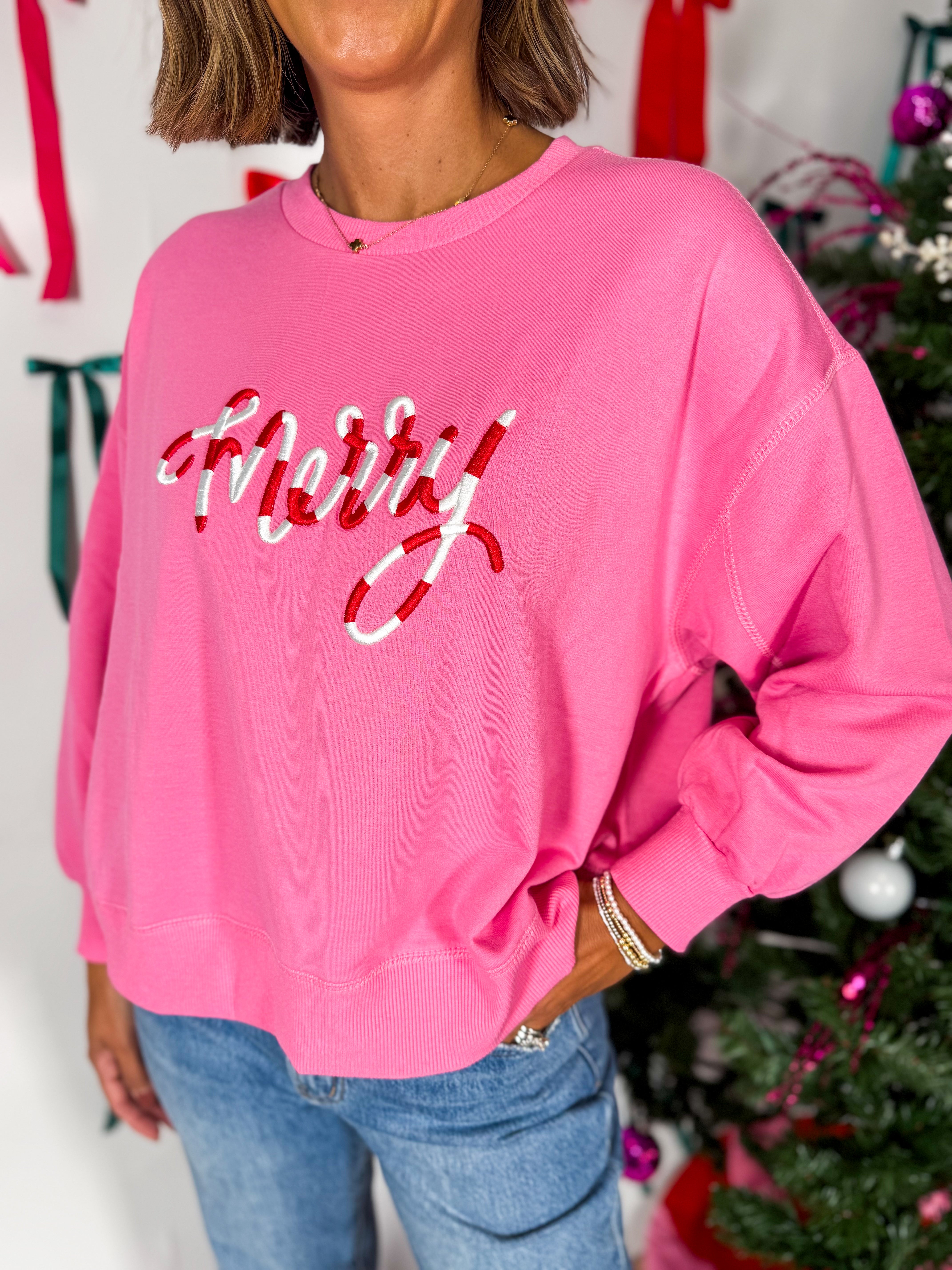 Mary Square Millie Merry Corded Sweatshirt