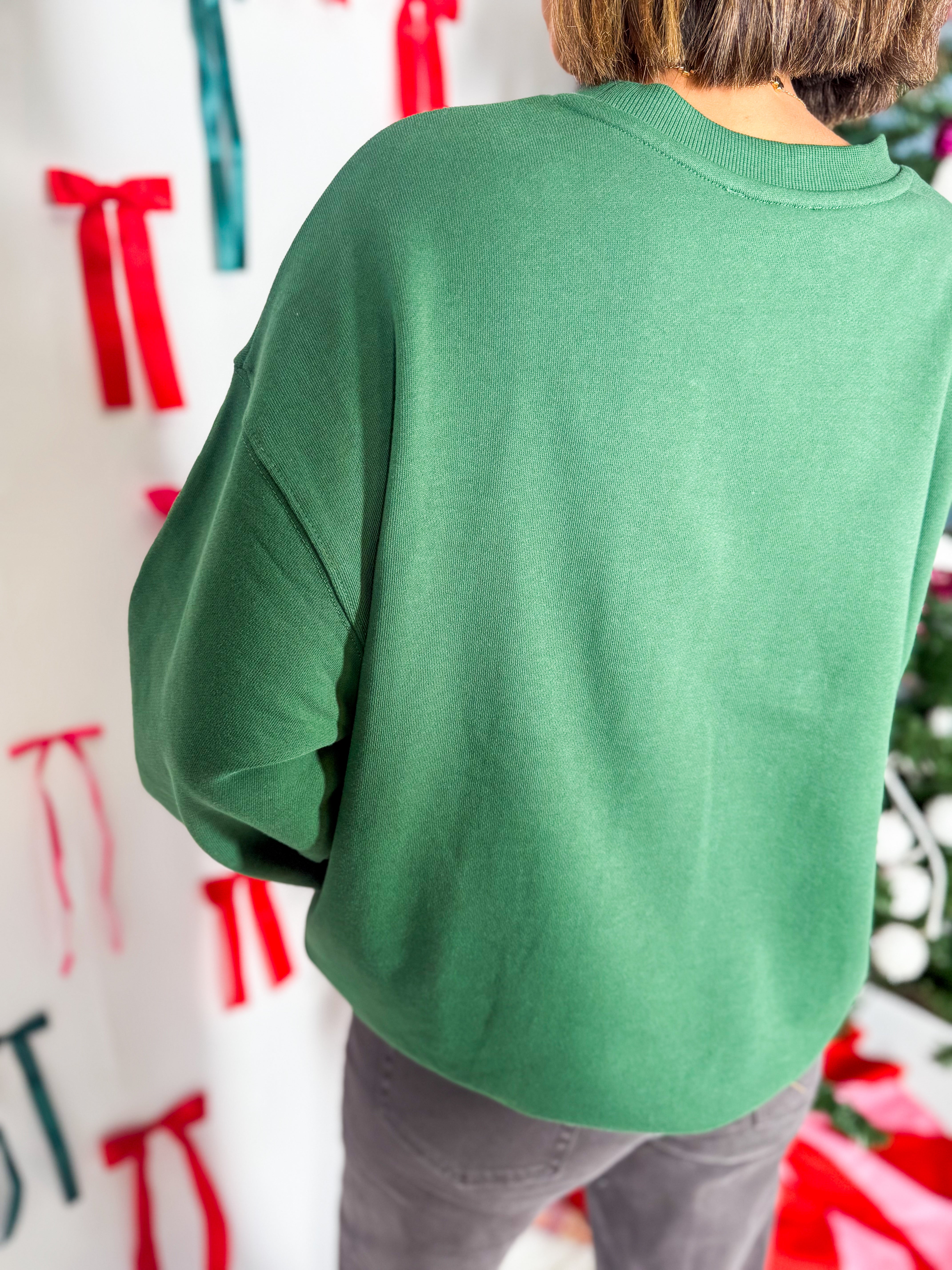 Merrier With a Martini Sweatshirt