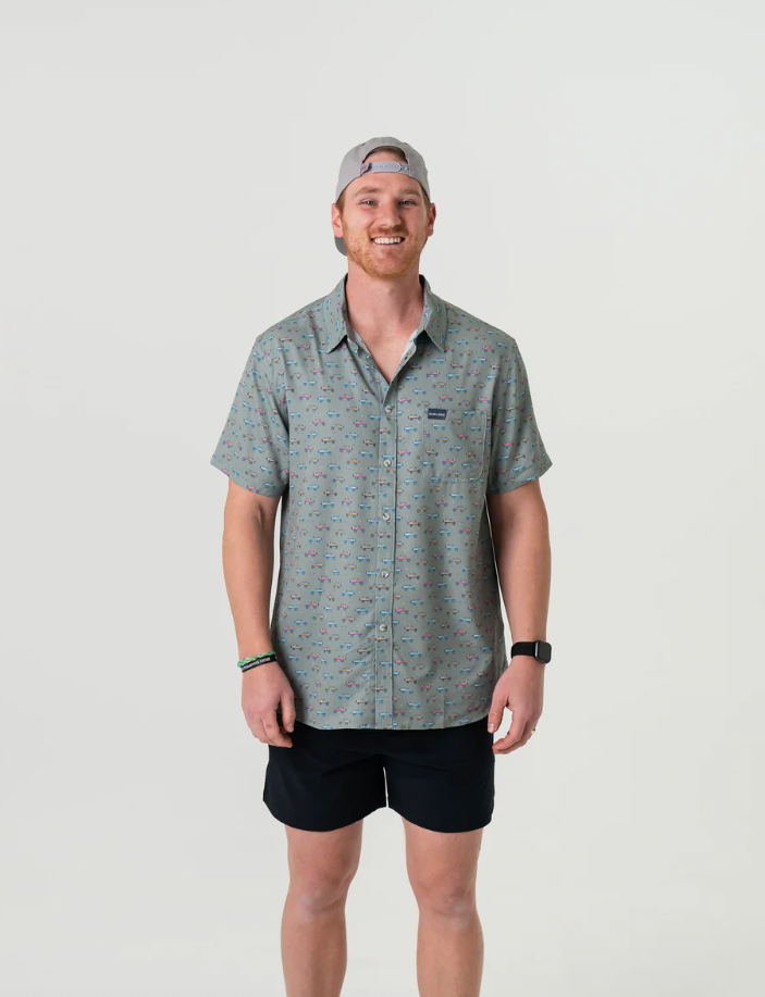 Burlebo Performance Button Up Vintage Cruiser