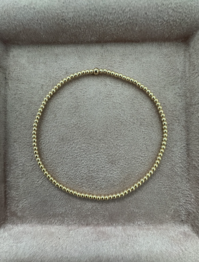 Bara Boheme Classic 2mm 14k Gold Filled 7" Bracelet