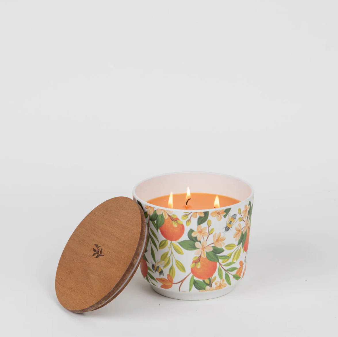 Greenleaf Patterned 3 Wick Candle