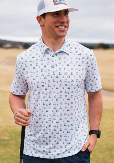 Burlebo Hole in One Performance Polo. UPF 50