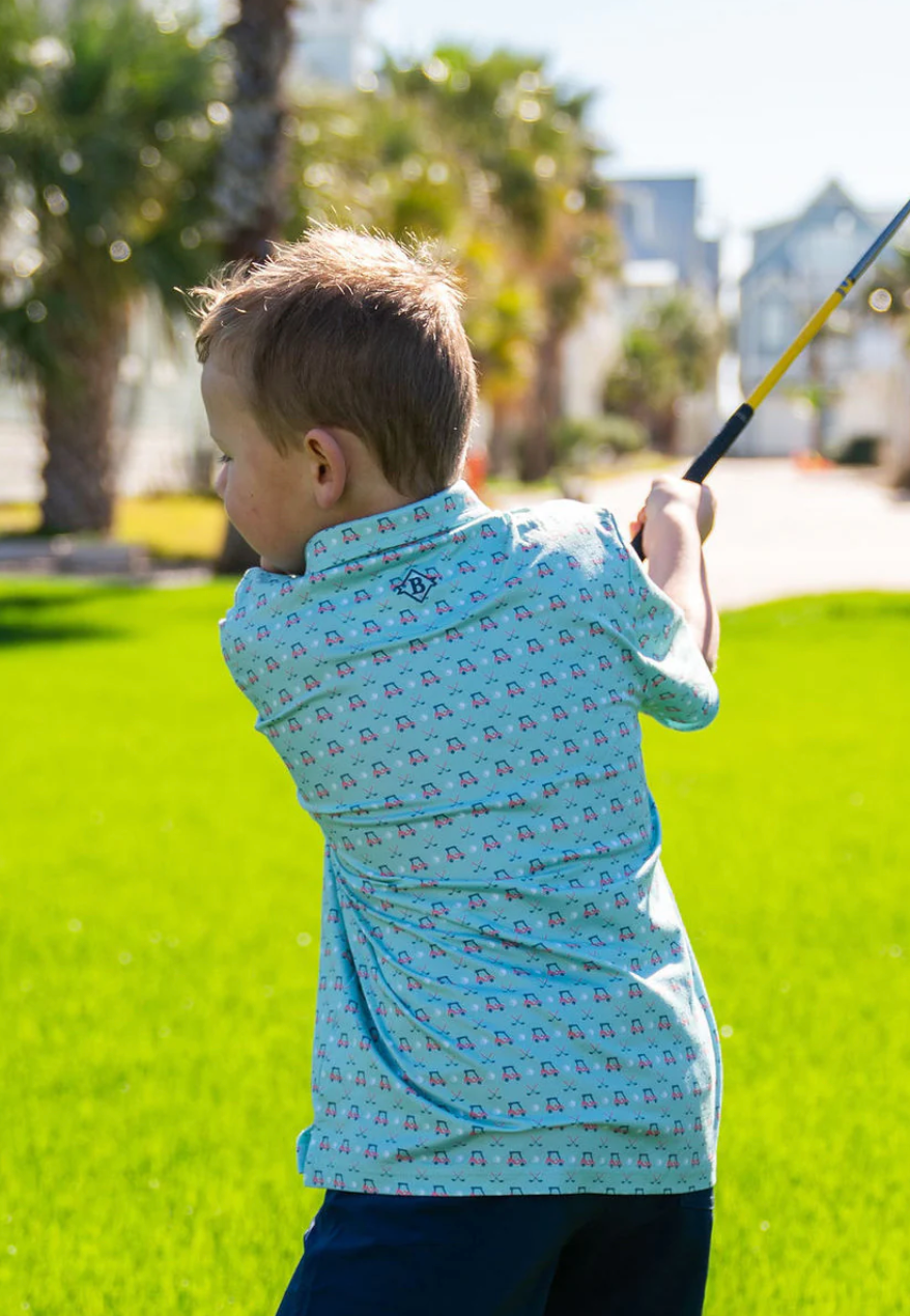 Burlebo Youth Performance Polo - Tee Time