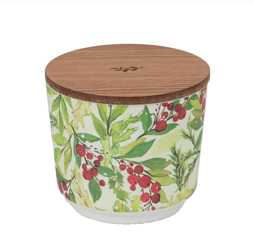 GreenLeaf Pattern Merry Memories Candle