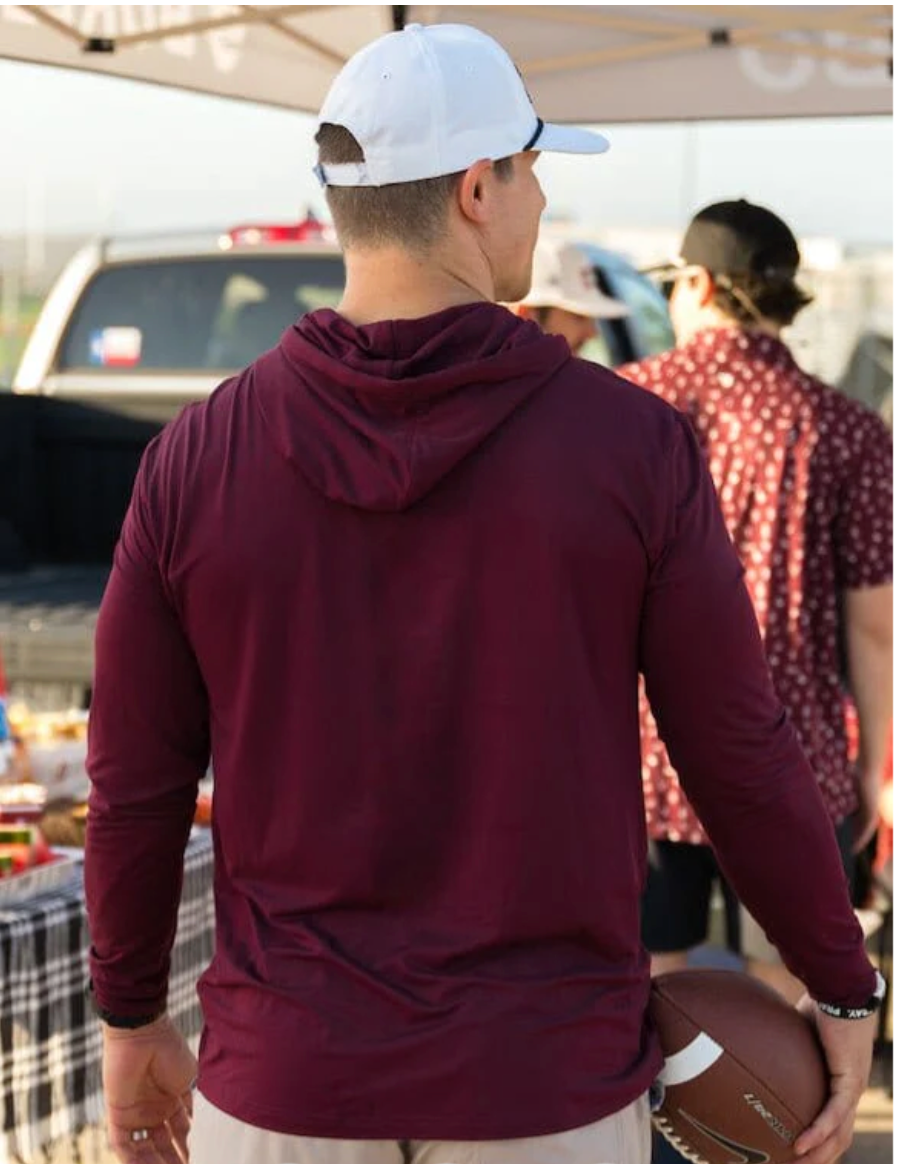 Burlebo Performance Hoodie - Maroon