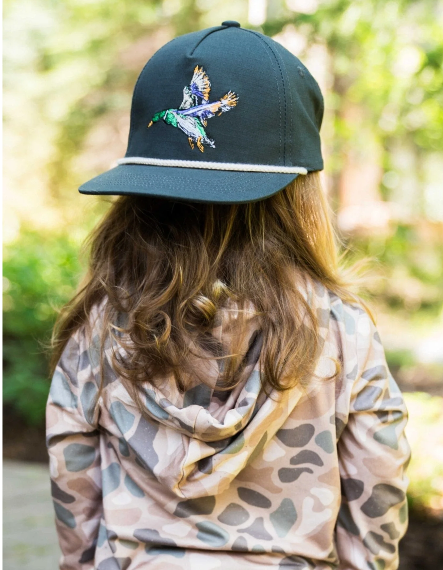 Burlebo Youth Performance Hoodie - Pintail Camo