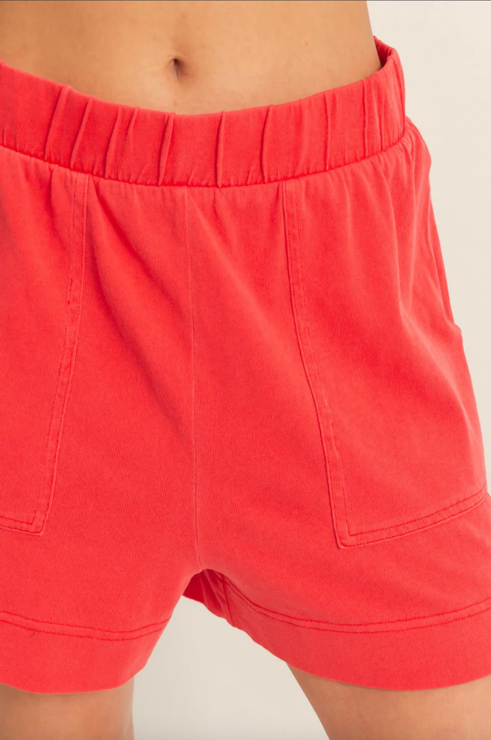 Sleeveless Round Neck Top And Shorts Set