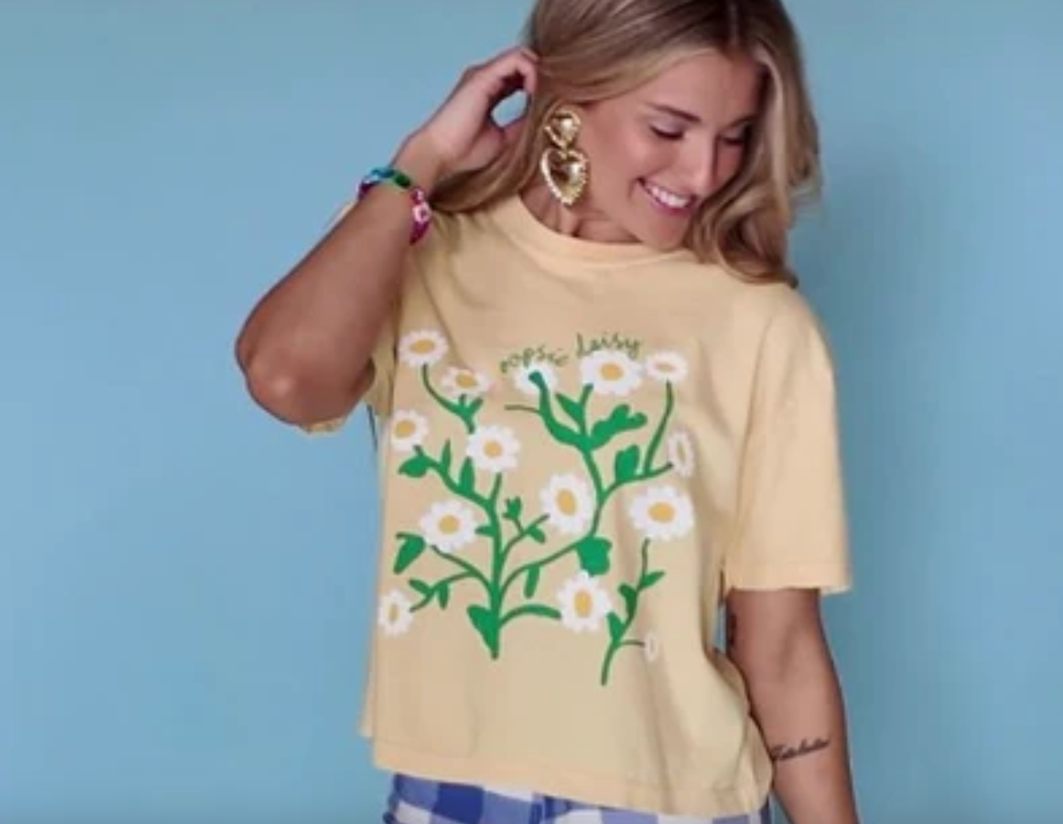 Daisy Crop Tee