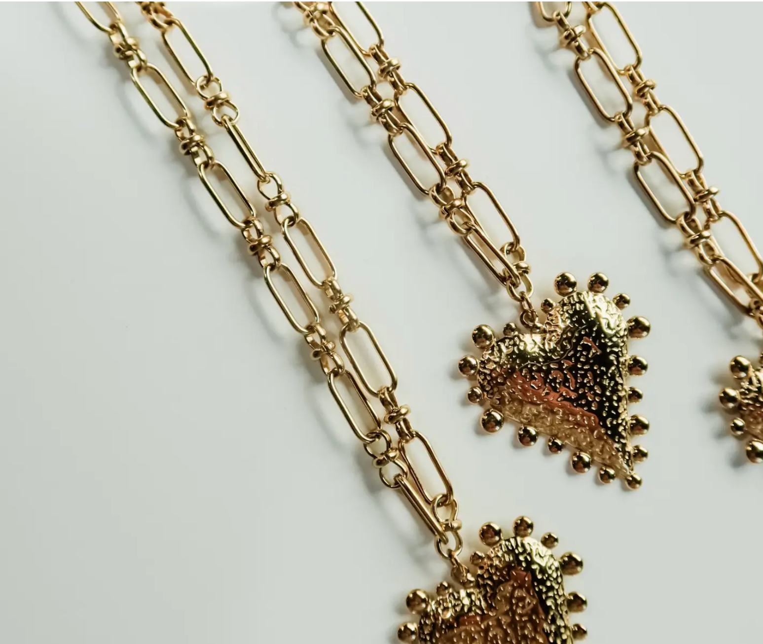 Made By Harco Love Bombed Necklace Gold