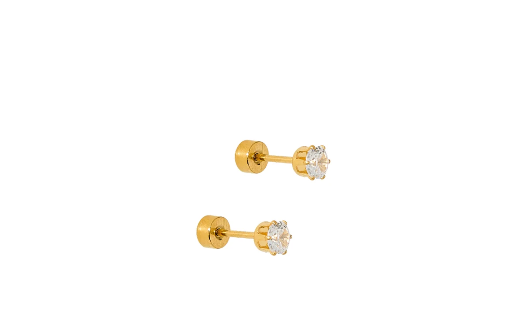 Linny Co Screwback Stud Helen Earrings