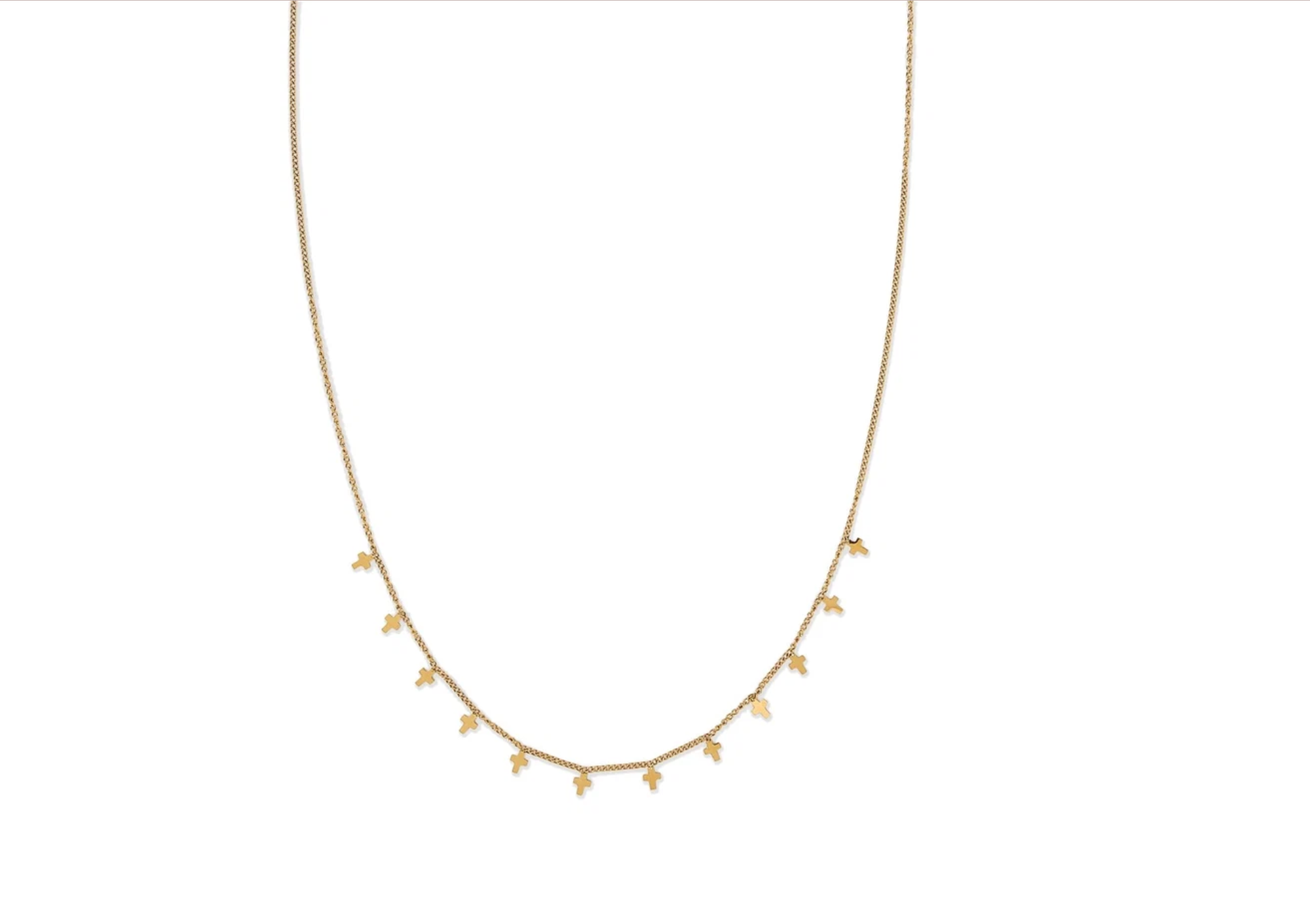Linny Co Cross Charm Necklace