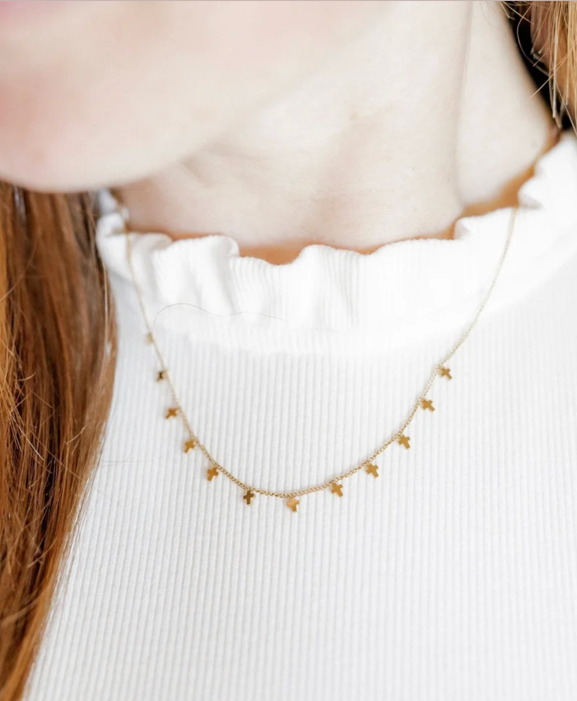 Linny Co Cross Charm Necklace