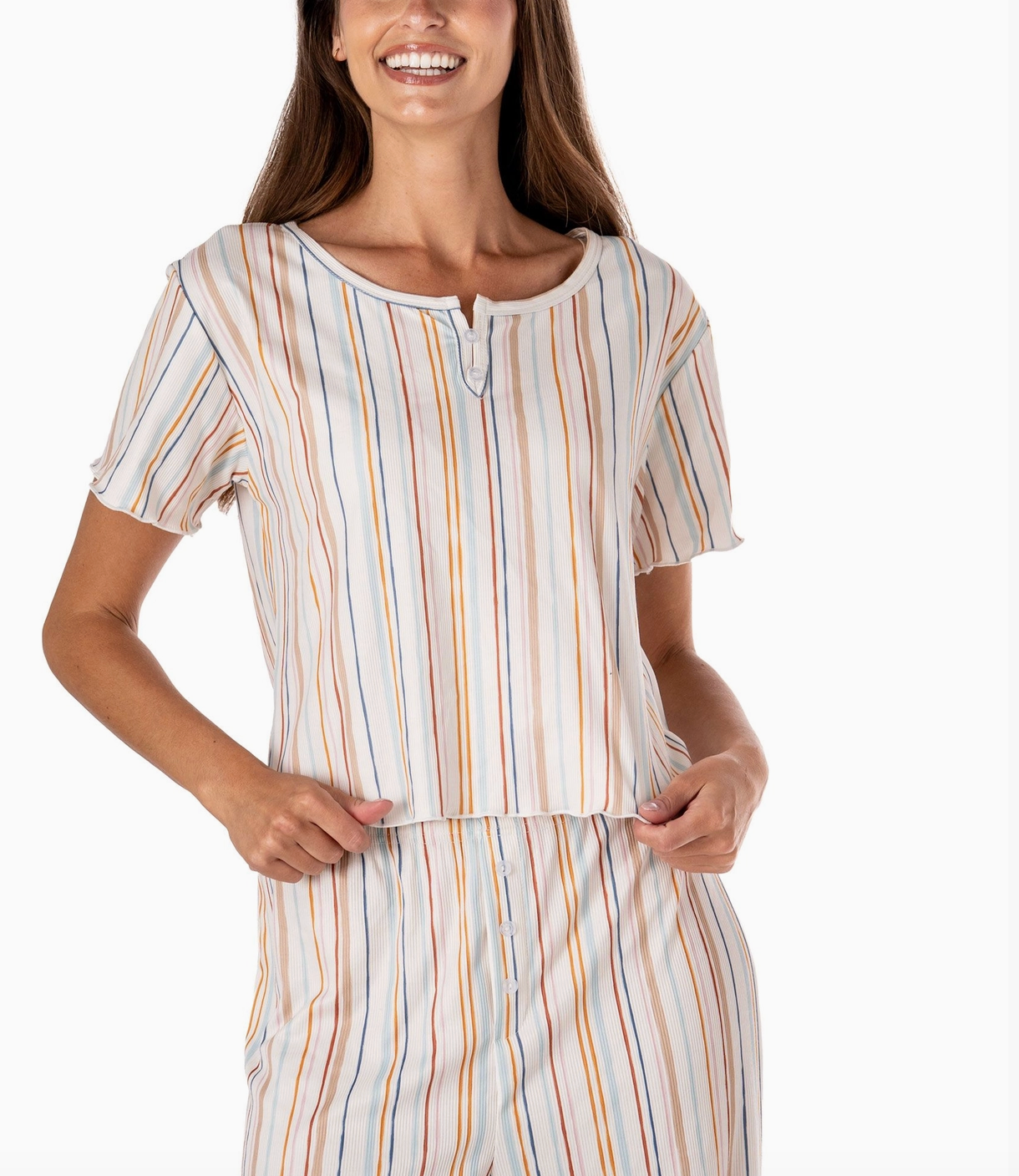 Hello Mello Snooze Fest Ribbed Top